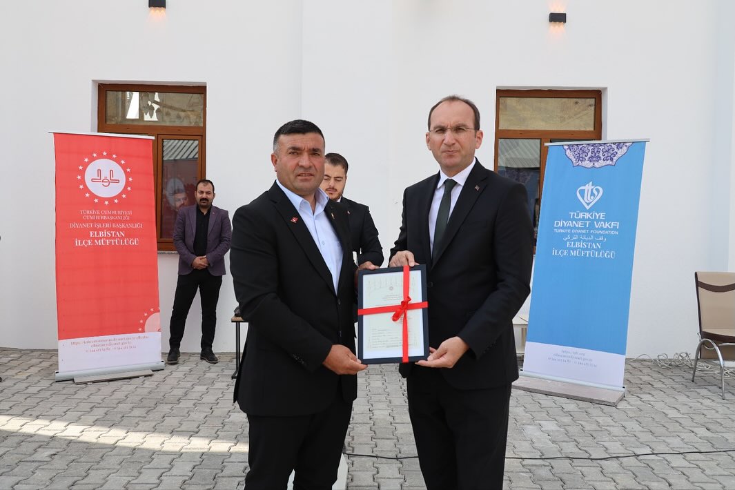Elbistan Karahasanuşağı Mahallesi Yusuf Gül Camii Dualarla Açıldı3