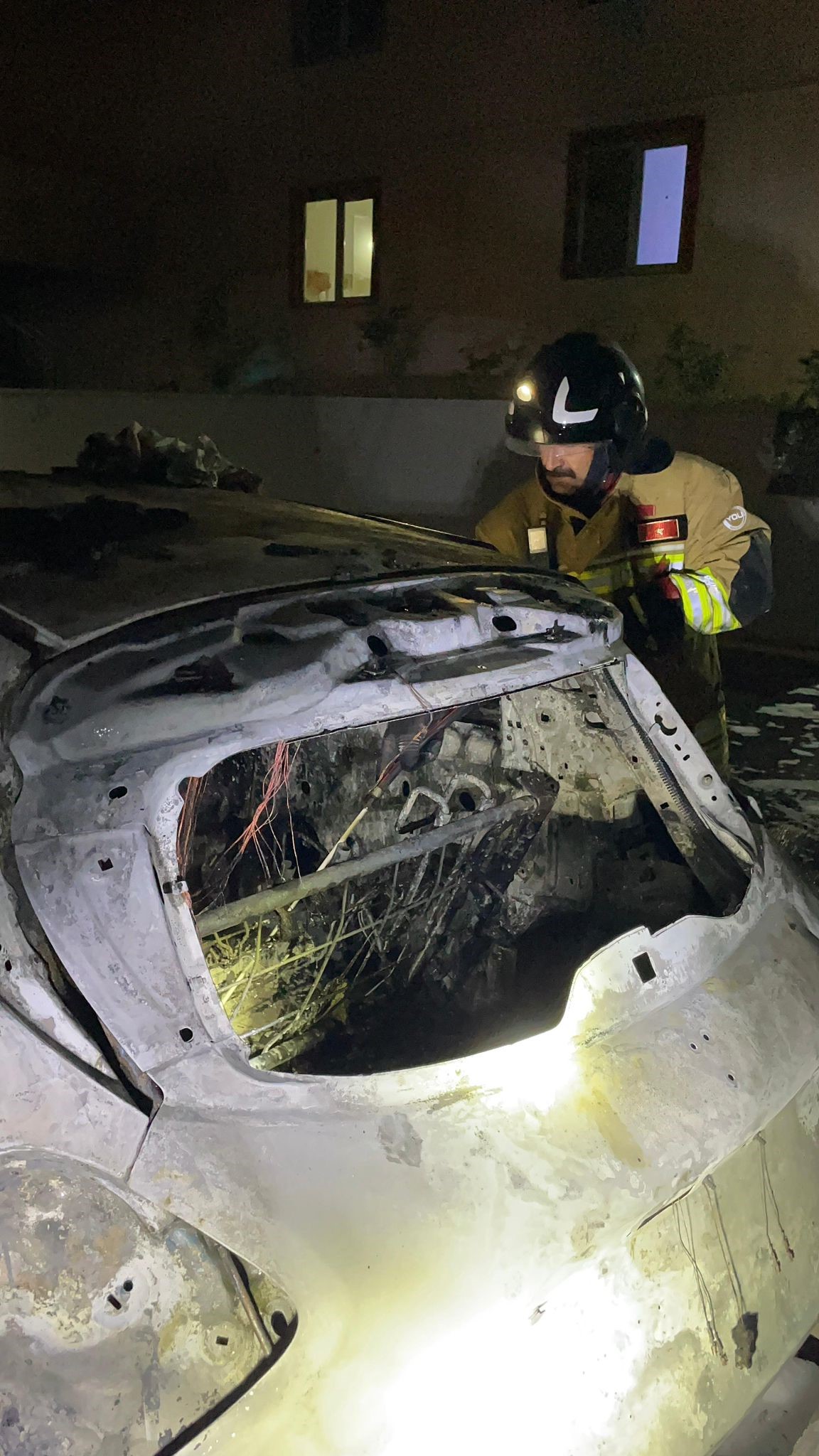 Elektrikli Otomobil Alev Alev Yandı (3)