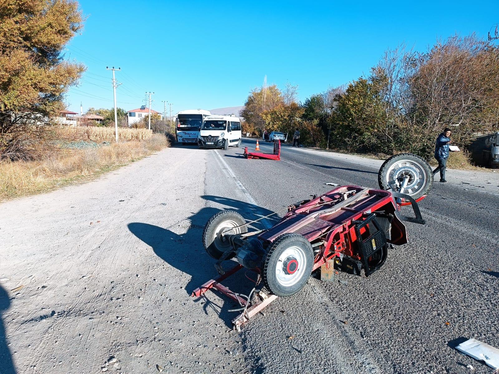 Feci Kaza Yaşlı Sürücü Yaşamını Yitirdi