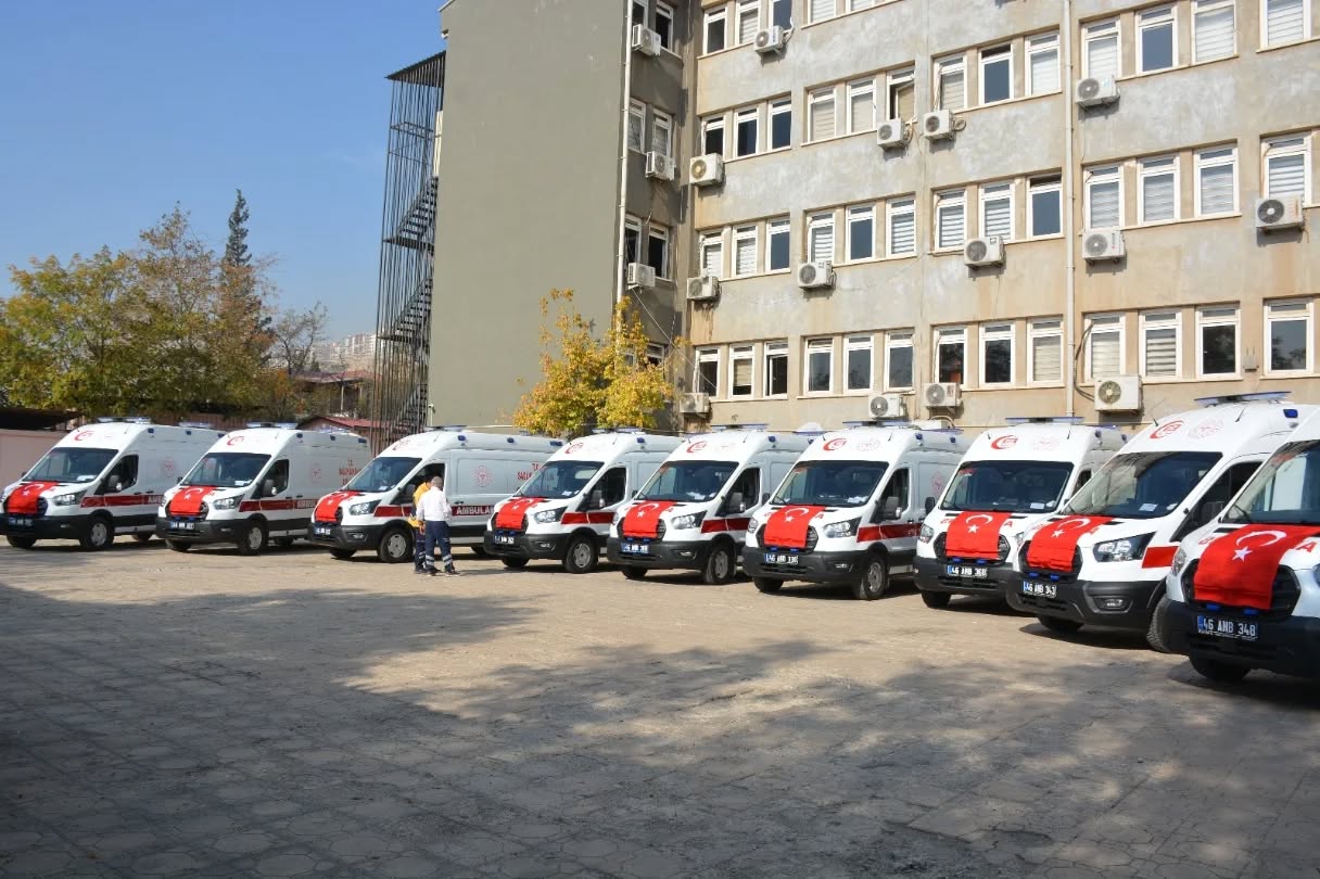 Kahramanmaraş’a 9 Yeni Ambulans Acil Sağlık Hizmetlerinde Güçlü Destek1