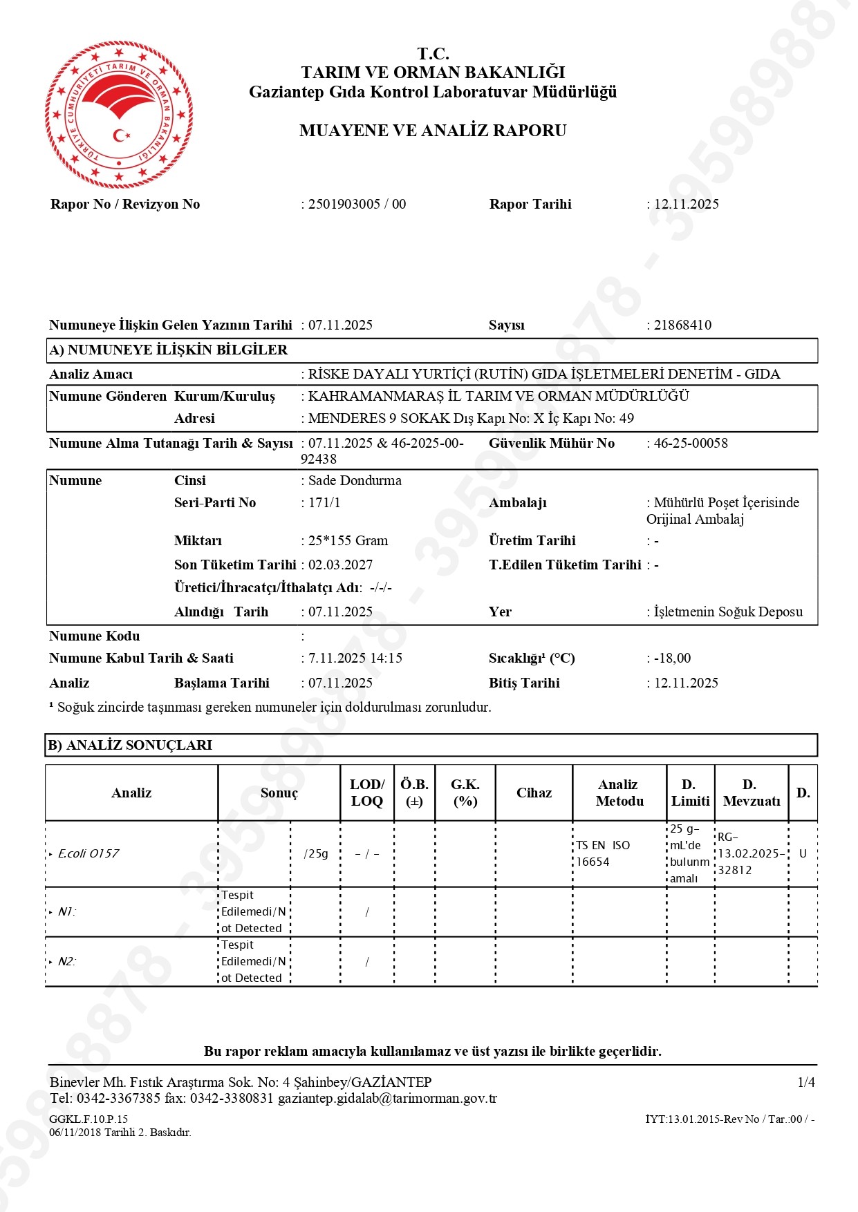 Kahramanmaraş'ın Dondurma Markası Alpedo Hakkındaki Ölümcül Bakteri İddiası Asılsız Çıktı (3)