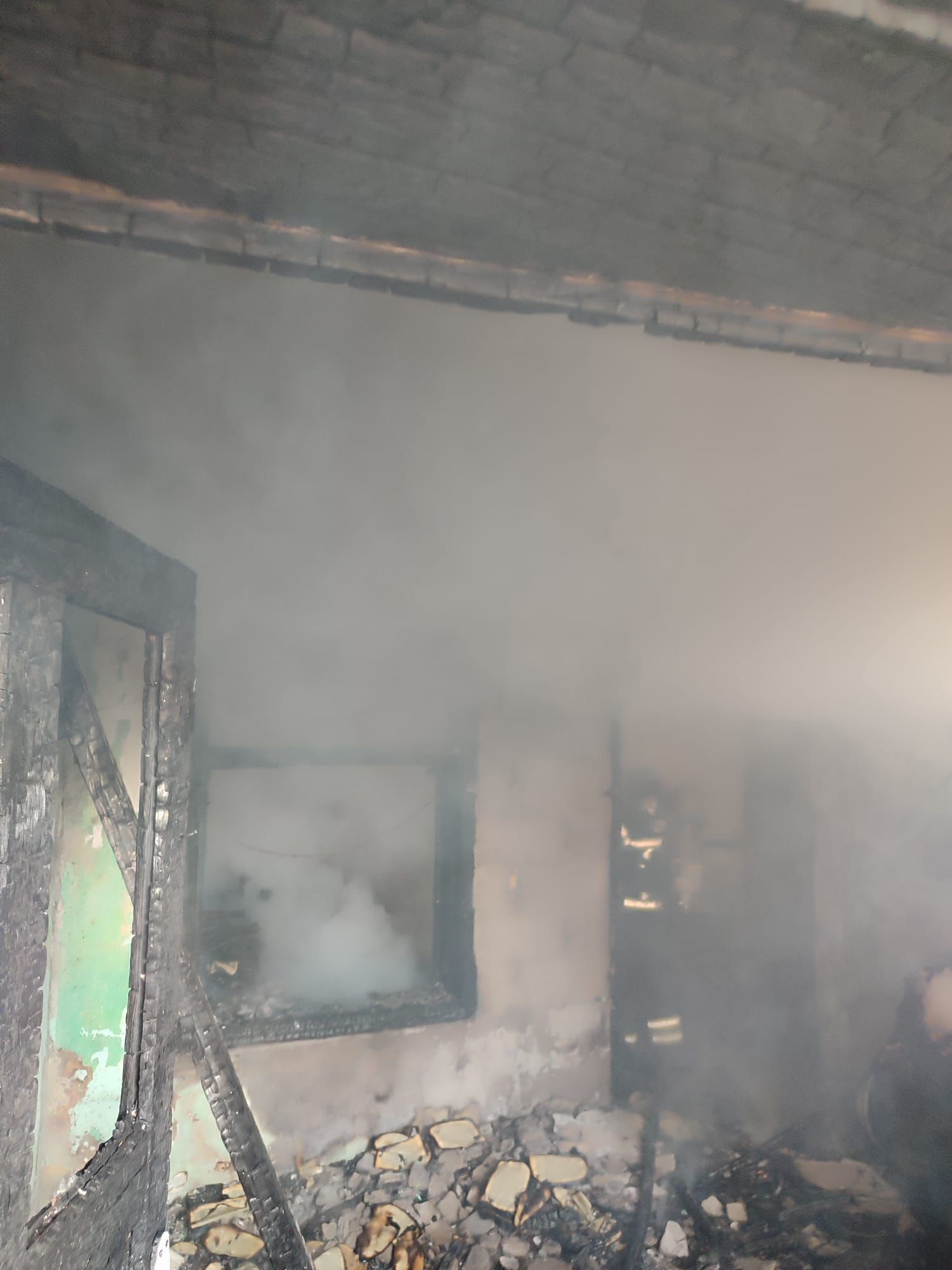 Kahramanmaraş'ta Ev Yangını (2)