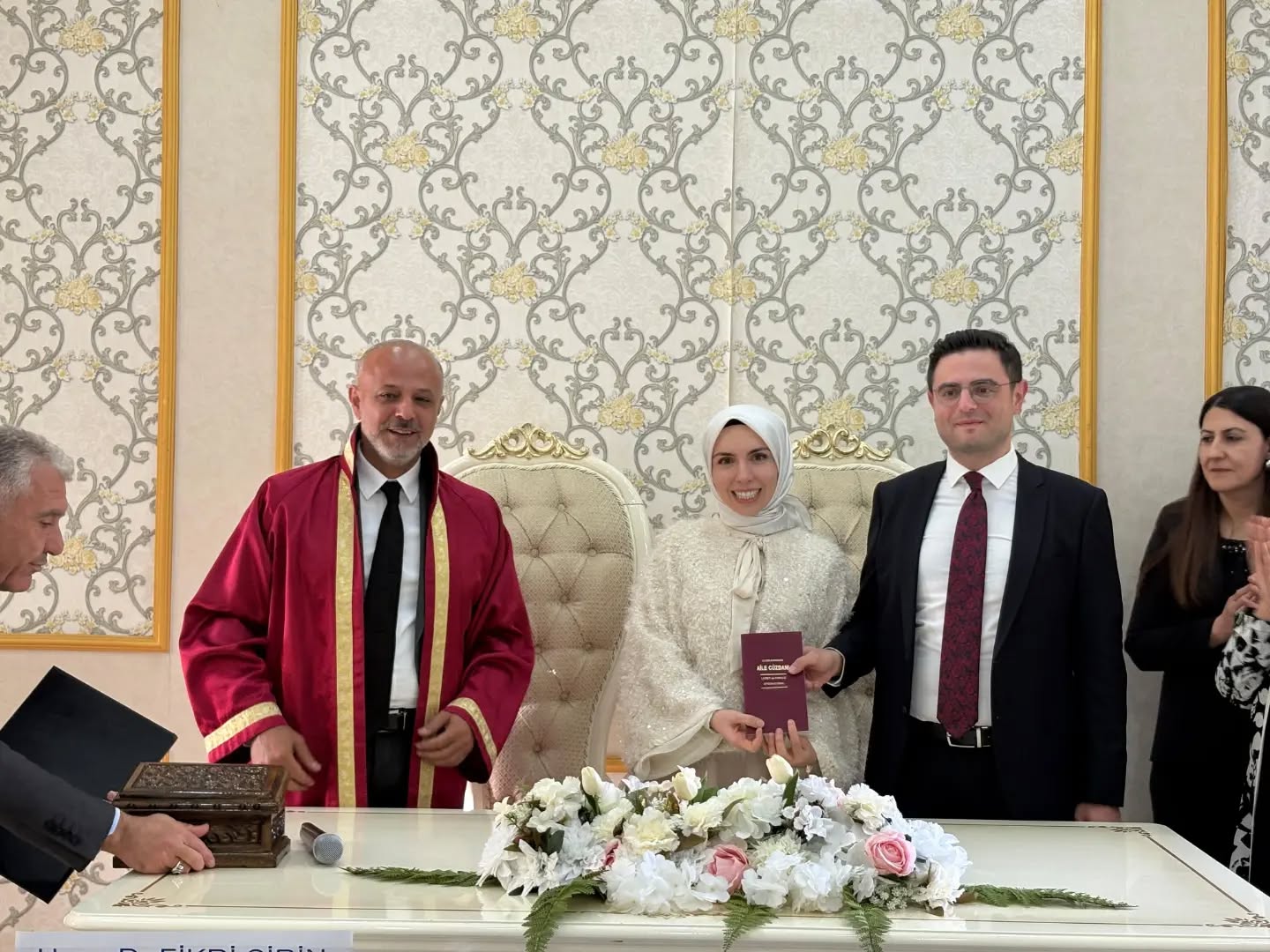 Kaymakam Sarıdoğan, Hakim Ve Savcı Çiftin Nikâhına Katıldı2