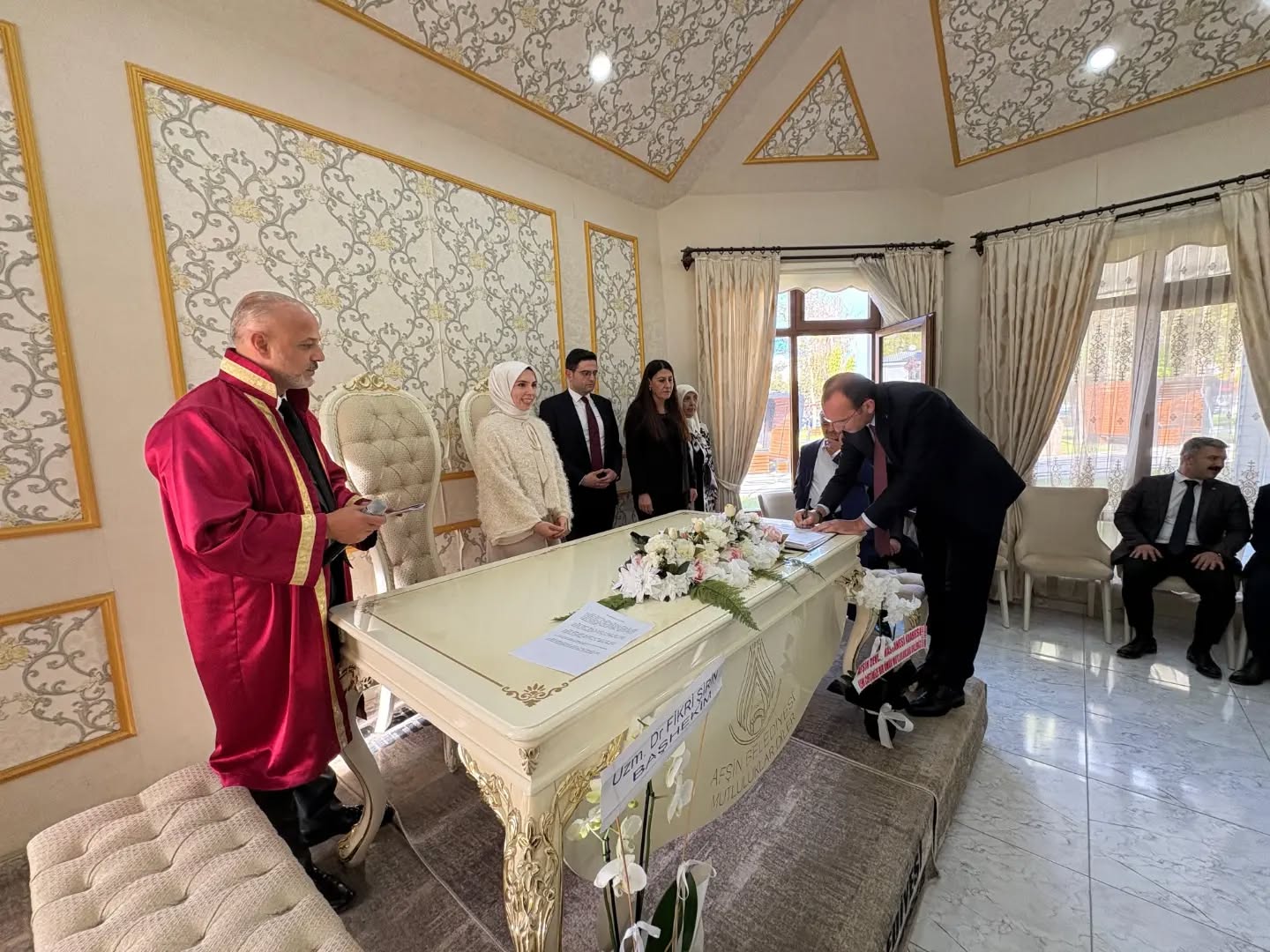 Kaymakam Sarıdoğan, Hakim Ve Savcı Çiftin Nikâhına Katıldı5