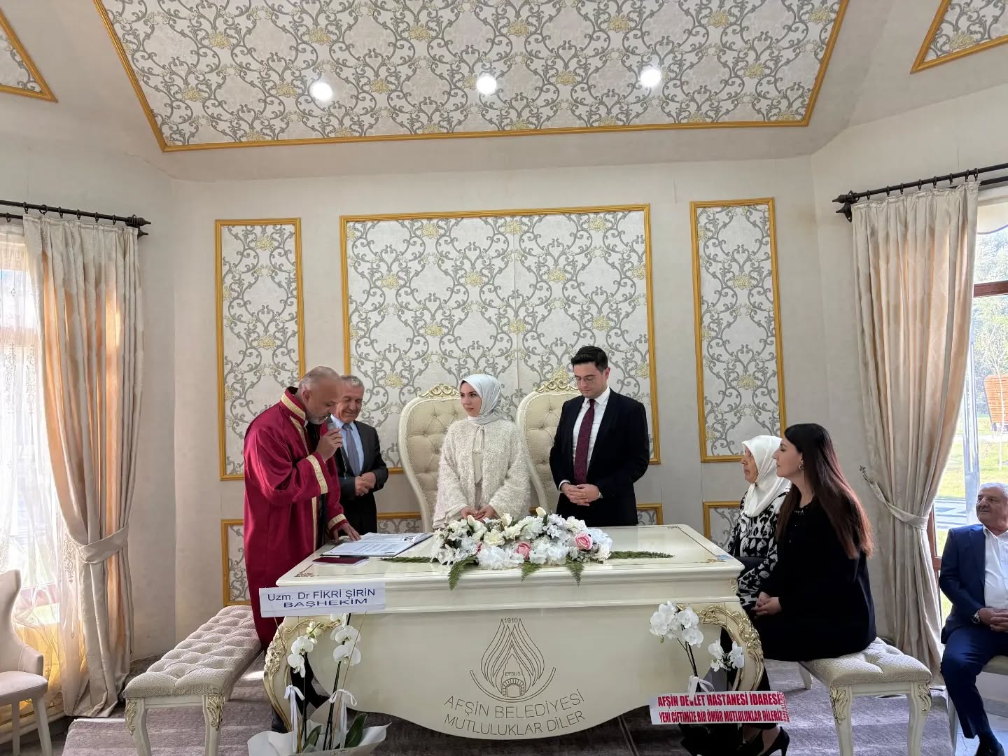 Kaymakam Sarıdoğan, Hakim Ve Savcı Çiftin Nikâhına Katıldı6