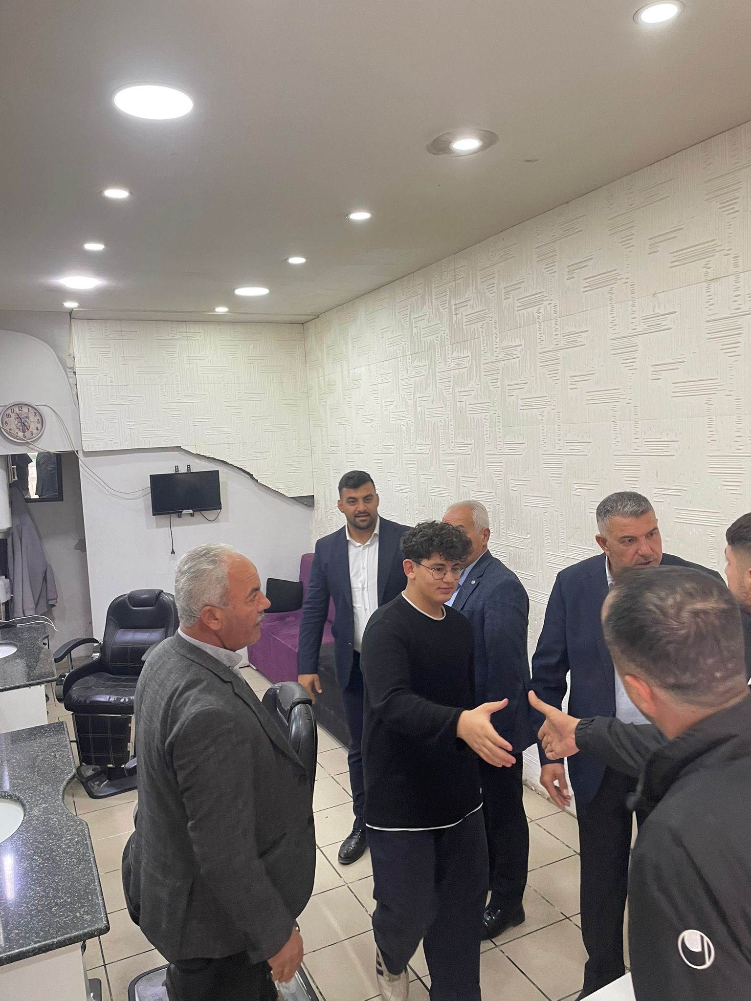 Mhp Afşin İlçe Teşkilatından Berber Esnafına Ziyaret1