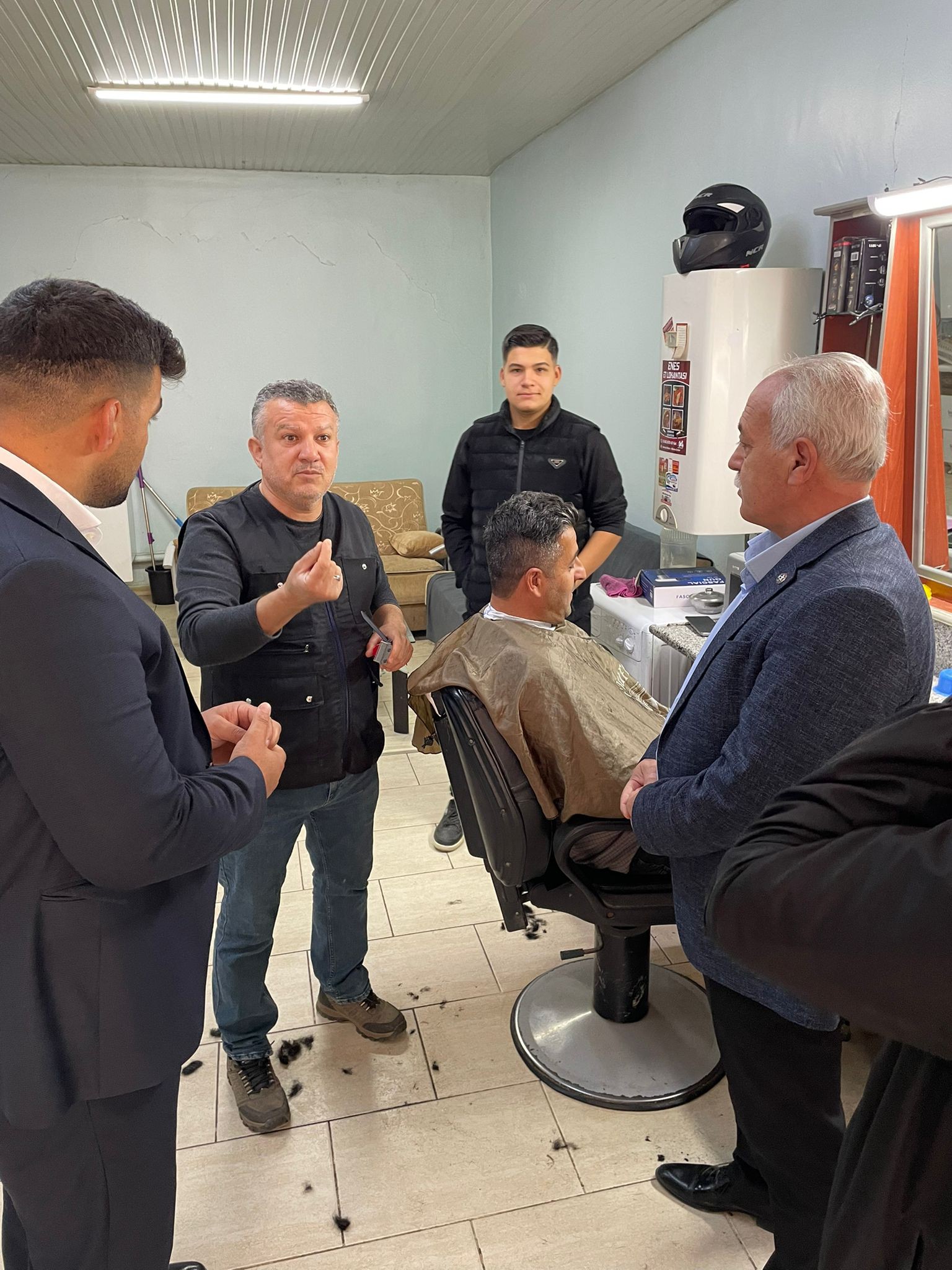 Mhp Afşin İlçe Teşkilatından Berber Esnafına Ziyaret5