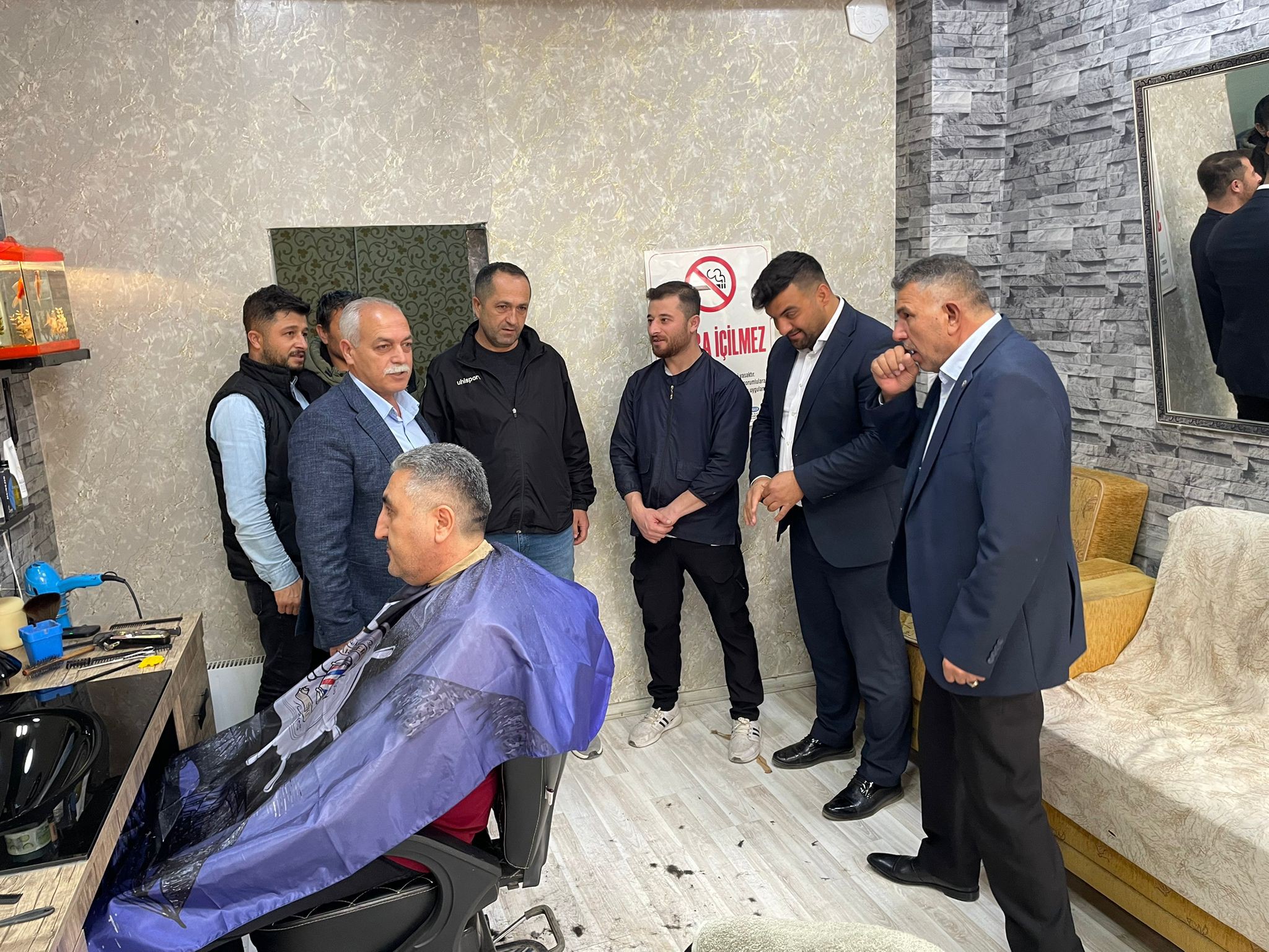 Mhp Afşin İlçe Teşkilatından Berber Esnafına Ziyaret7