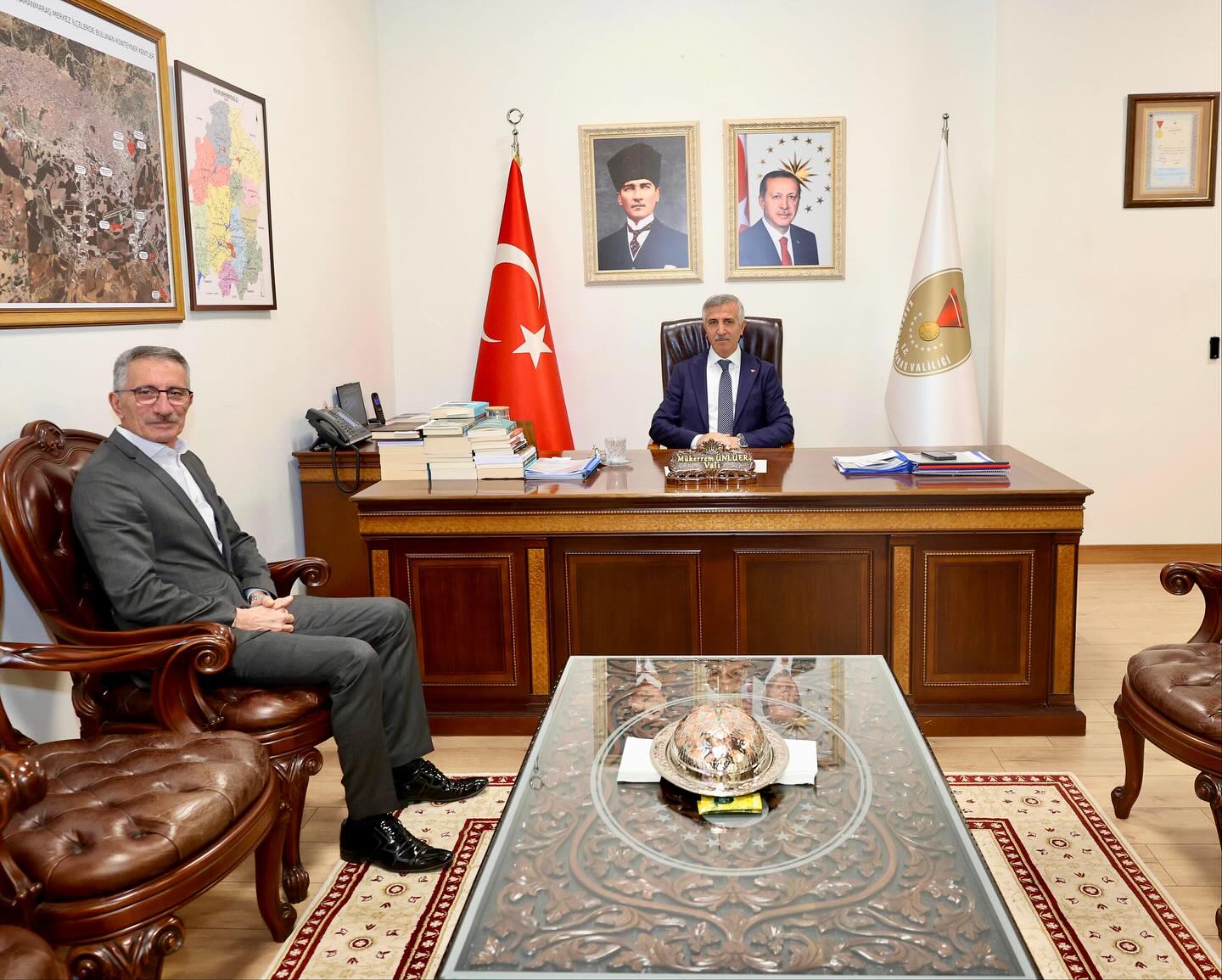 Vali Ünlüer, Oda Ve İş Dünyası Temsilcilerini Makamında Kabul Etti2