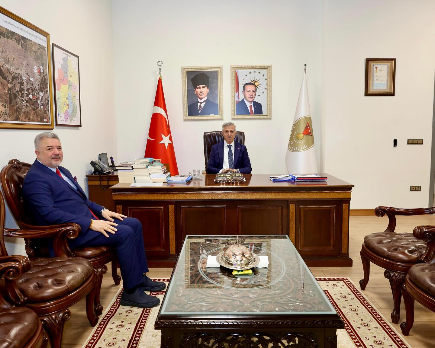 Vali Ünlüer, Oda Ve İş Dünyası Temsilcilerini Makamında Kabul Etti3