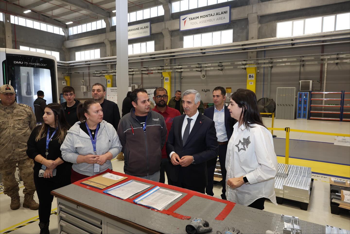 Vali Ünlüer’den Tusaş Türkoğlu Üretim Tesisine İnceleme Ziyareti1