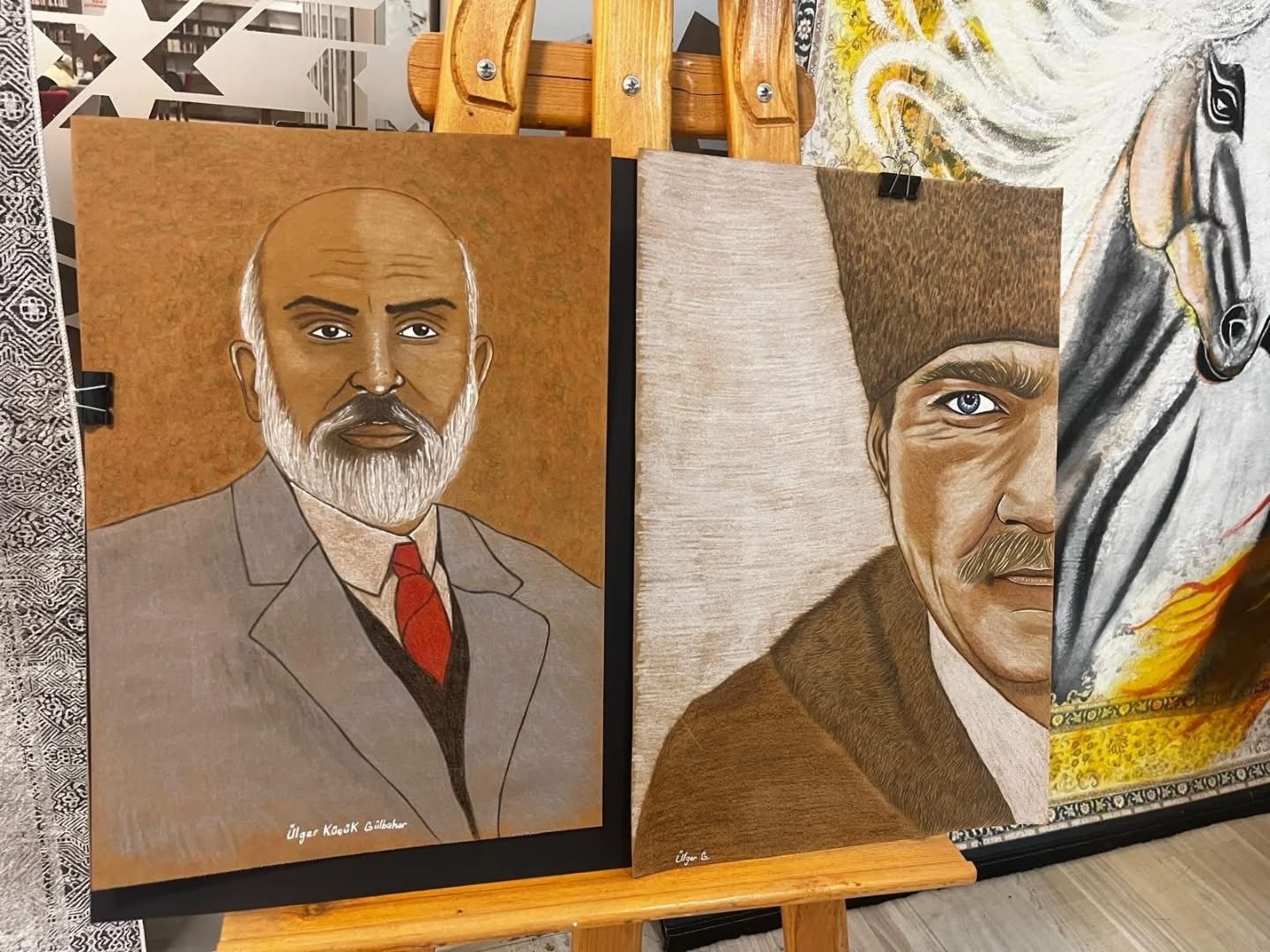 Afşin’de Halı Temalı Resim Sergisi Açıldı4