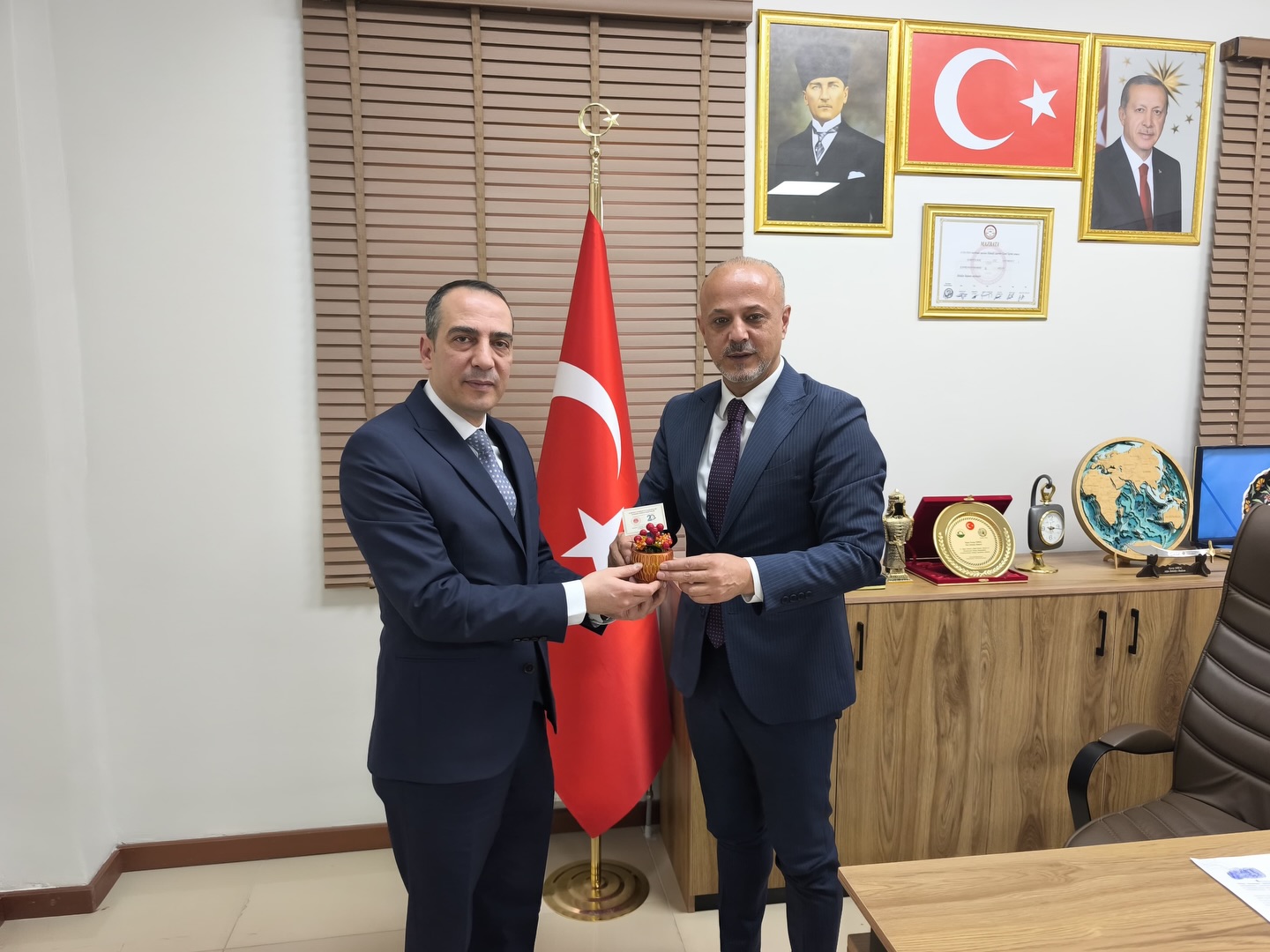 Afşin’de Kurumlar Arası İş Birliği Ziyaretlerle Güçleniyor1