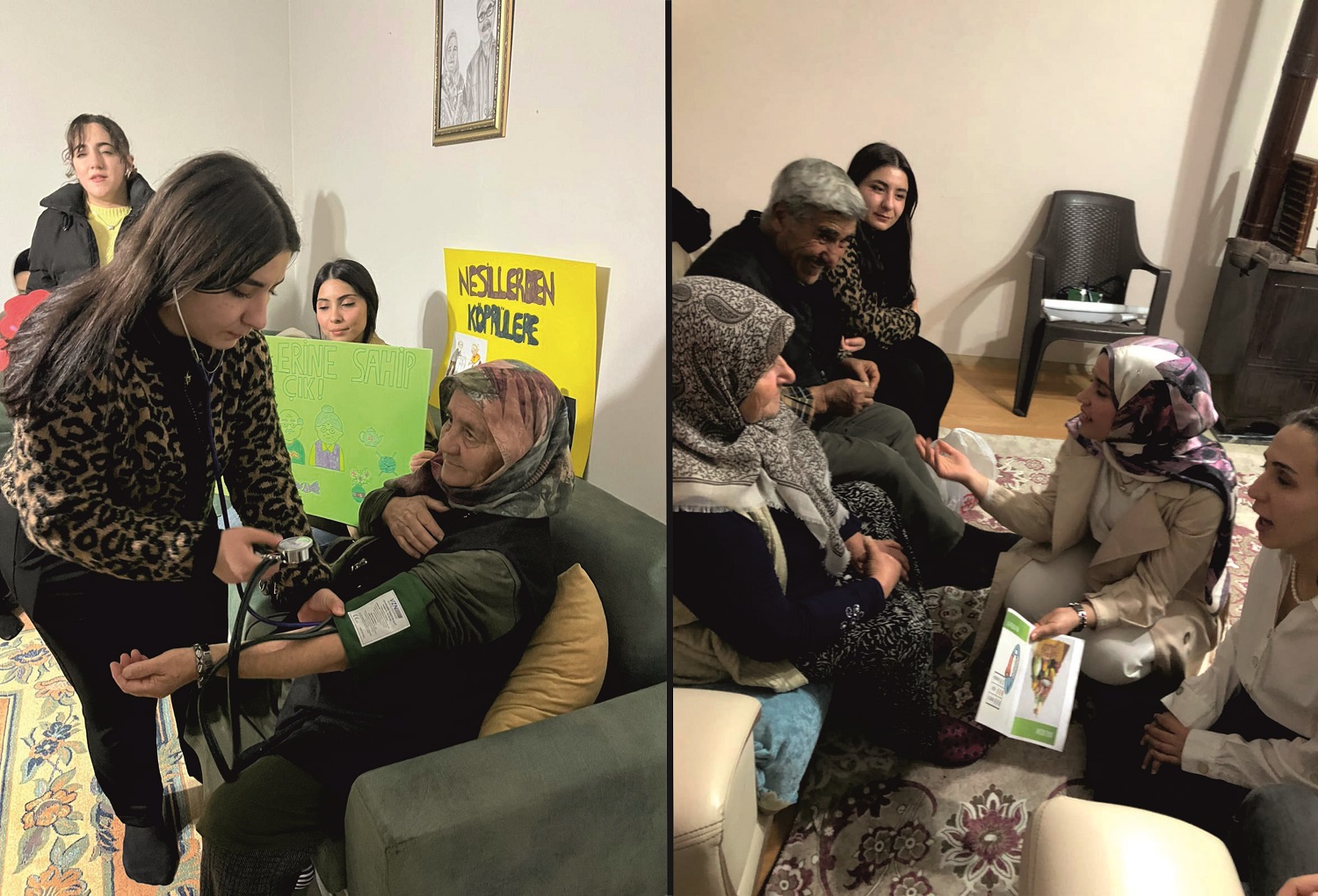 Afşin’de Sağlık Yüksekokulu Öğrencilerinden Yaşlılara Anlamlı Ziyaret (1)