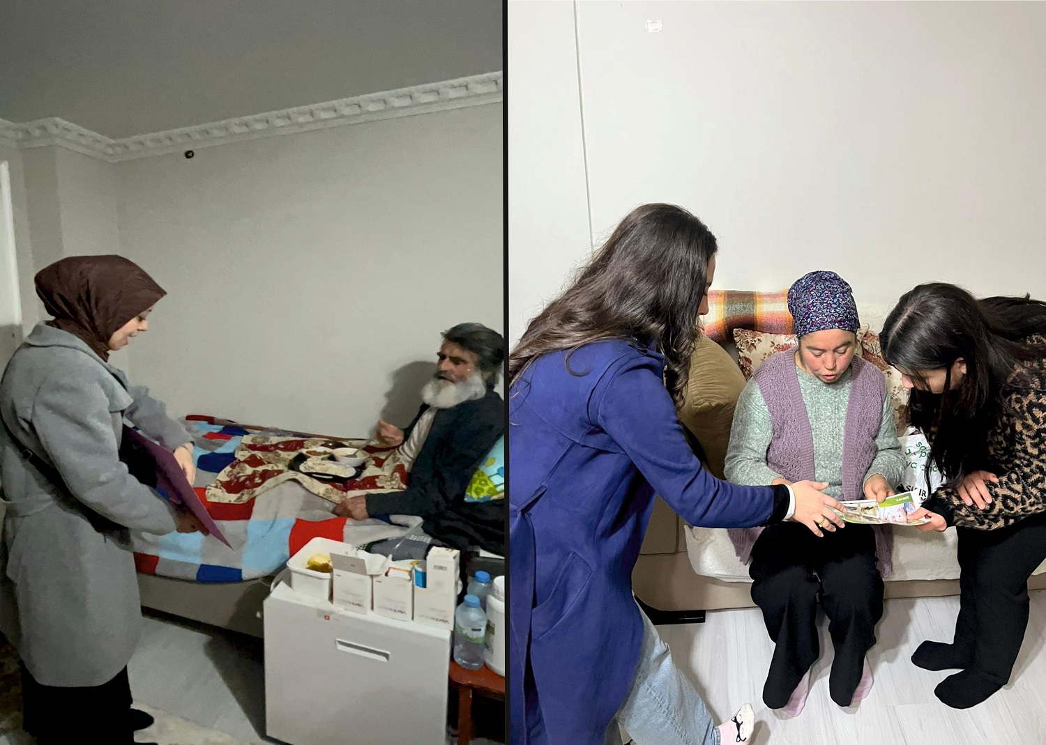 Afşin’de Sağlık Yüksekokulu Öğrencilerinden Yaşlılara Anlamlı Ziyaret (2)