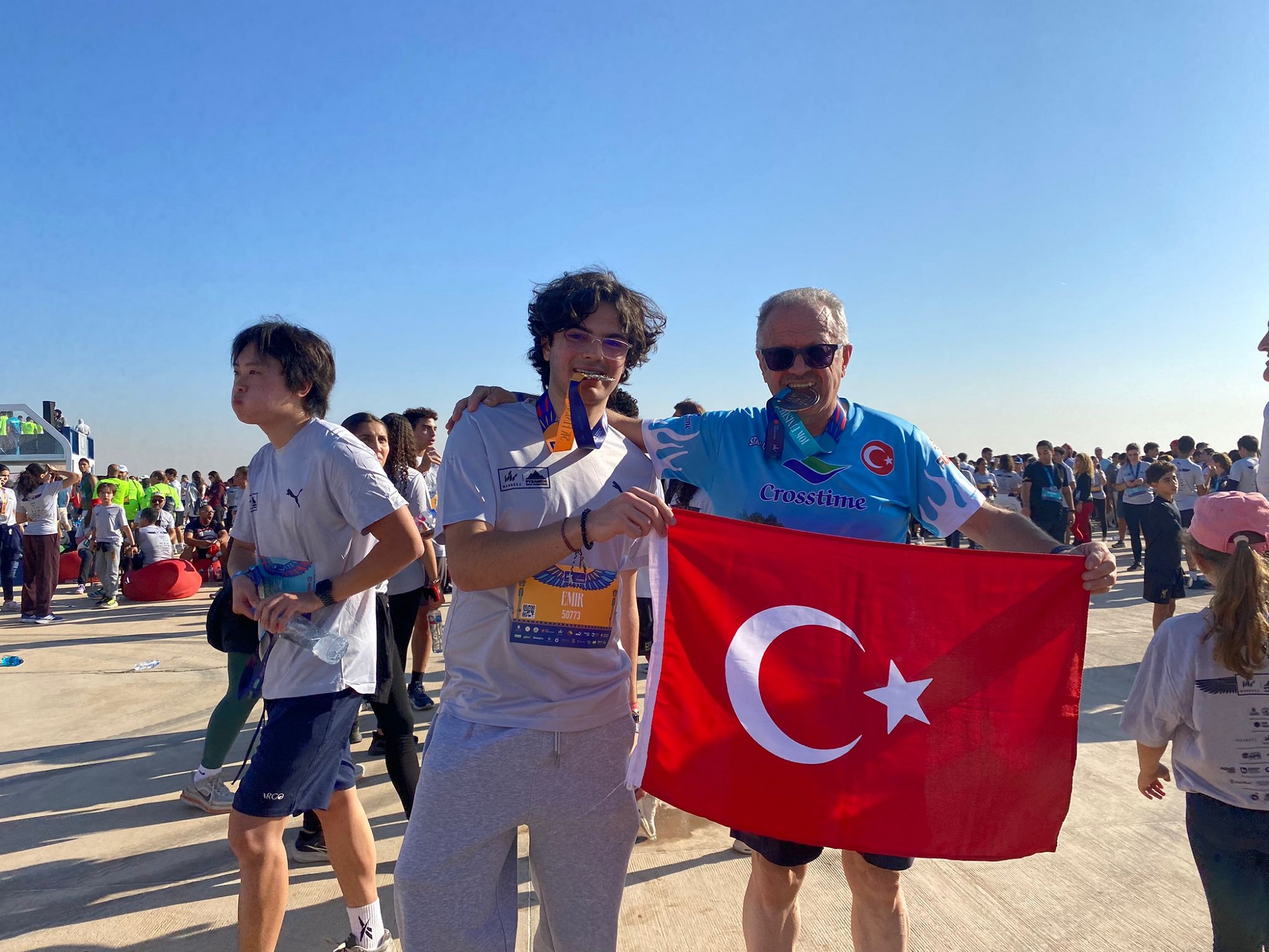 Afşinli Sıtkı Gönen, Piramitler Yarı Maratonu’nda Tarihe Geçti (1)