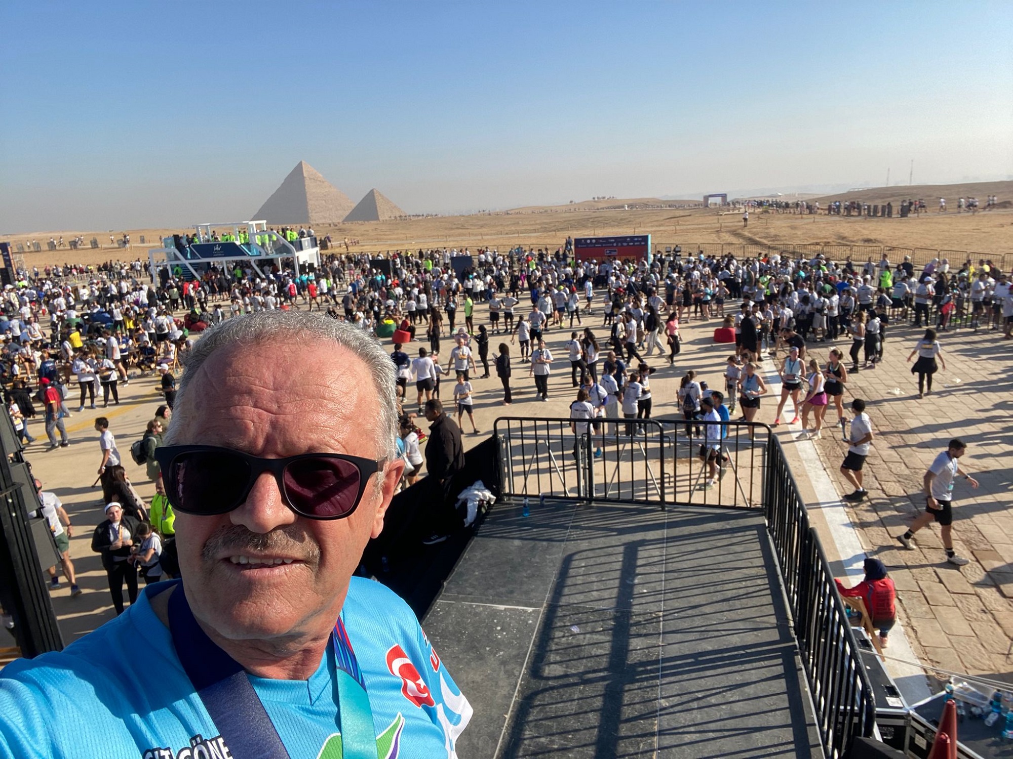 Afşinli Sıtkı Gönen, Piramitler Yarı Maratonu’nda Tarihe Geçti (2)