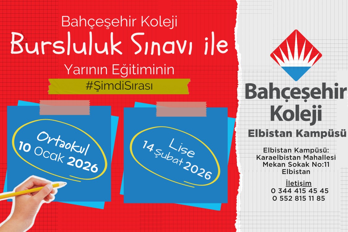 Bahçeşehir Koleji Elbistan Kampüsünde Bursluluk Sınavı Heyecanı