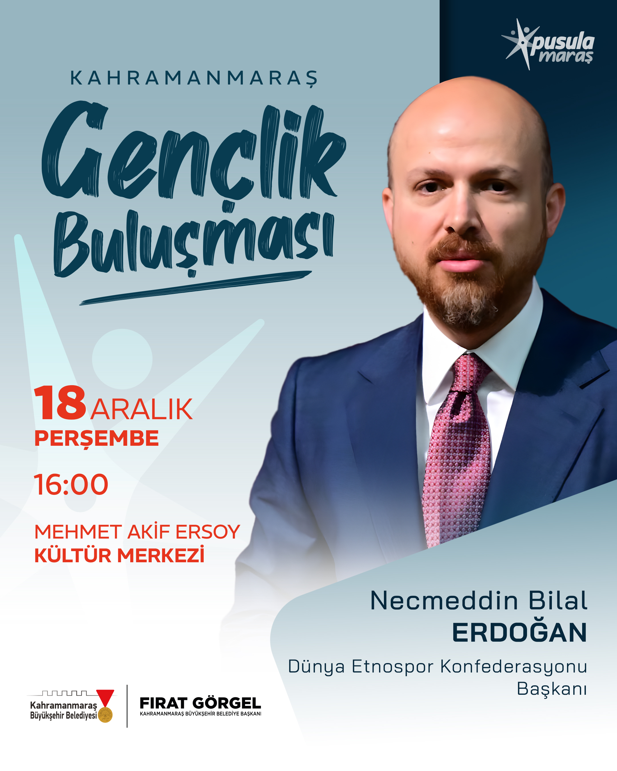 Kahramanmaraş’ta Gençlik Buluşması; Bilal Erdoğan Gençlerle Bir Araya Geliyor