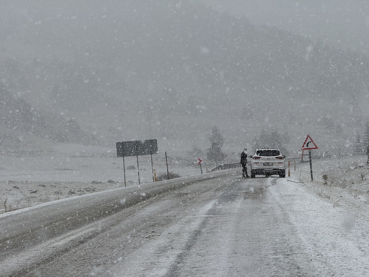 Kahramanmaraş'ta Kar Yağışı Etkili Oldu (2)