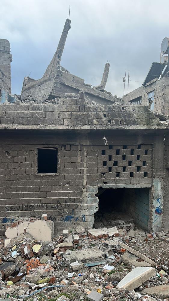 Kahramanmaraş'ta Metruk Ev Çöktü 1