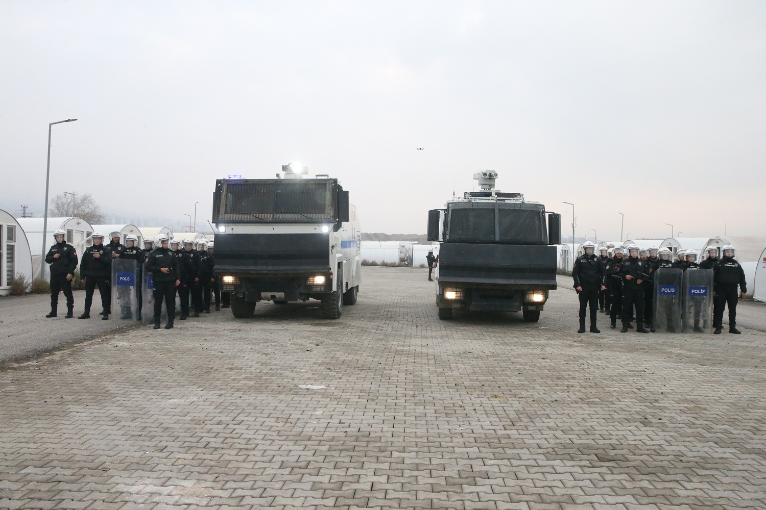 Kahramanmaraş'ta Polislerce İzinsiz Gösteriye Müdahale Tatbikatı Yapıldı (3)