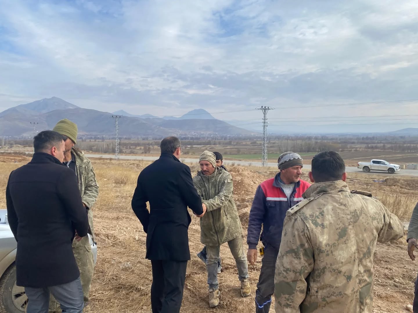 Kaymakam Sarıdoğan, Ahır Temel Atma Törenine Katıldı1