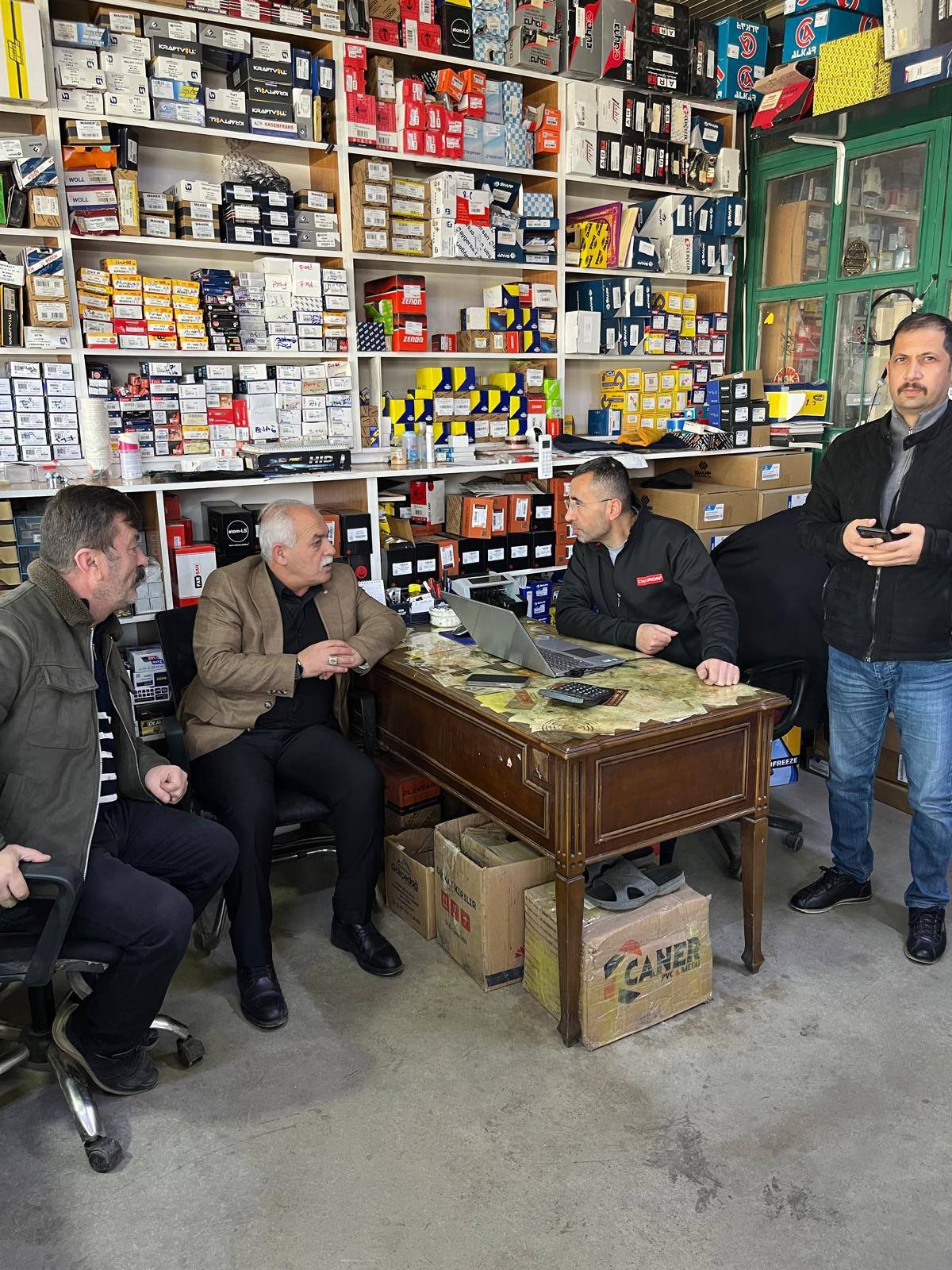 Mhp Afşin İlçe Başkanı Aycan’dan Esnaf Ve Vatandaşa Ziyaret3