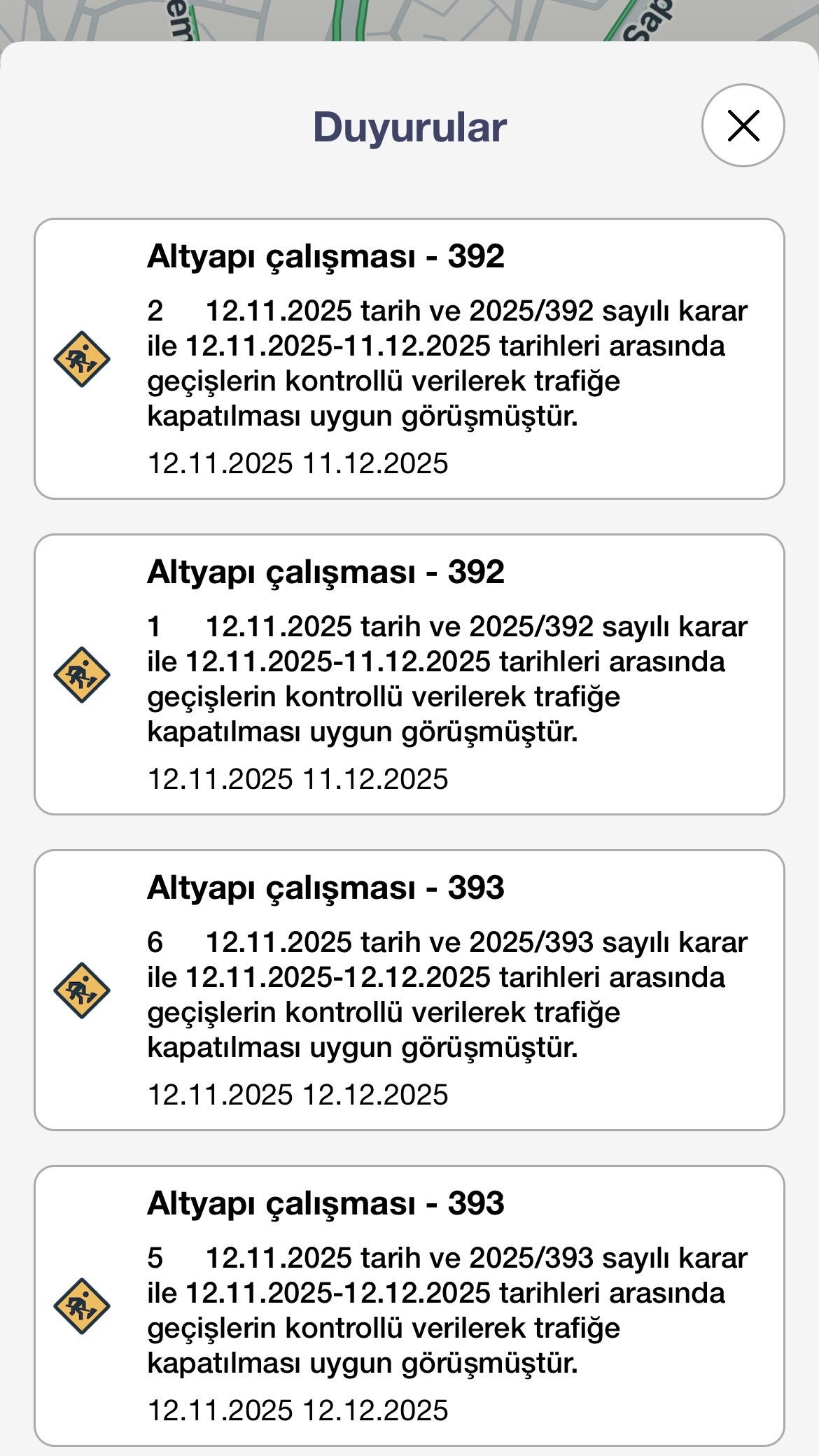 Tüm Yol Ve Çalışma Bilgileri Bu Uygulamada; “Kmbb Cep Trafik” (4)