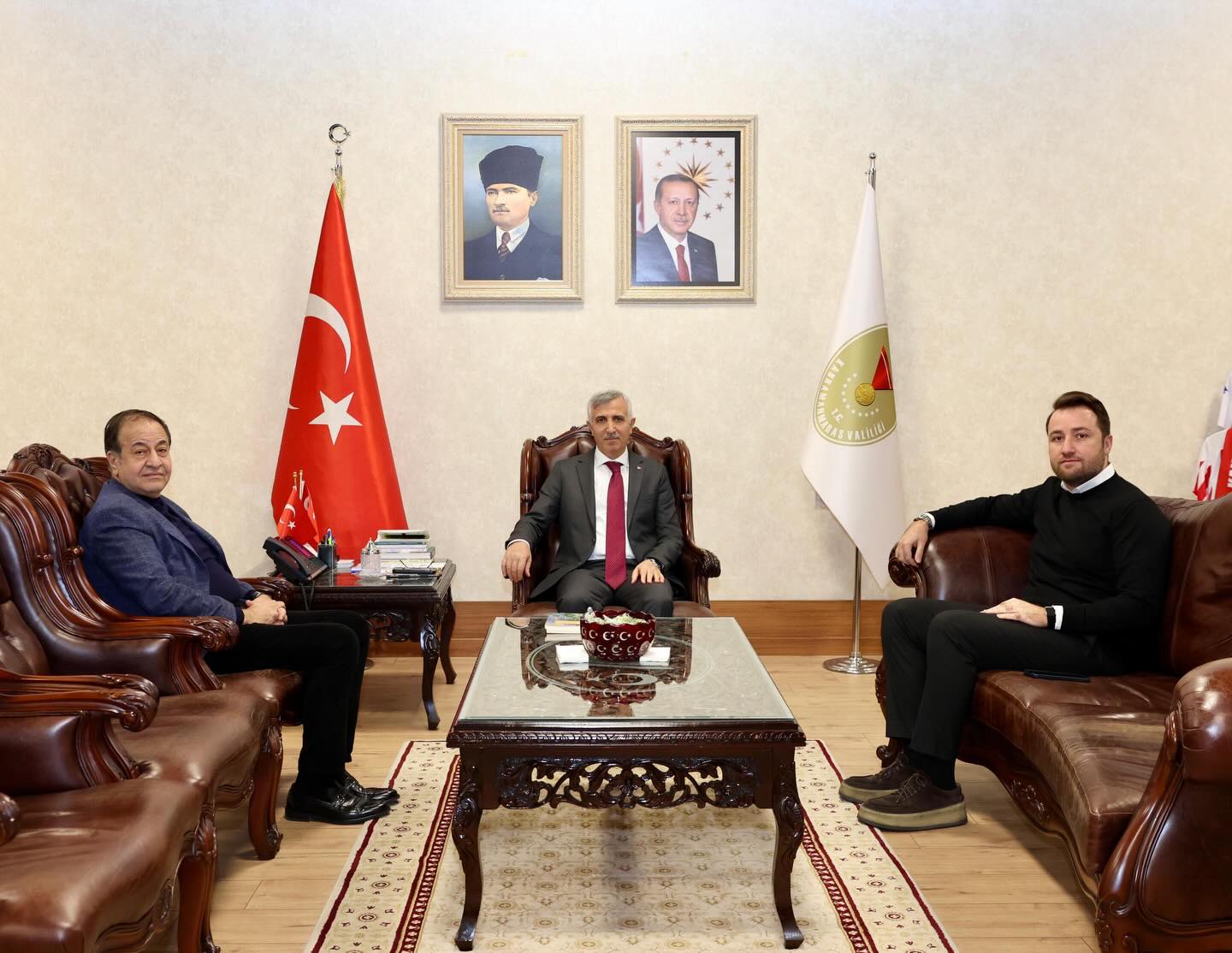 Vali Ünlüer, Çeşitli Kurum Temsilcilerini Ve İş İnsanlarını Makamında Ağırladı2