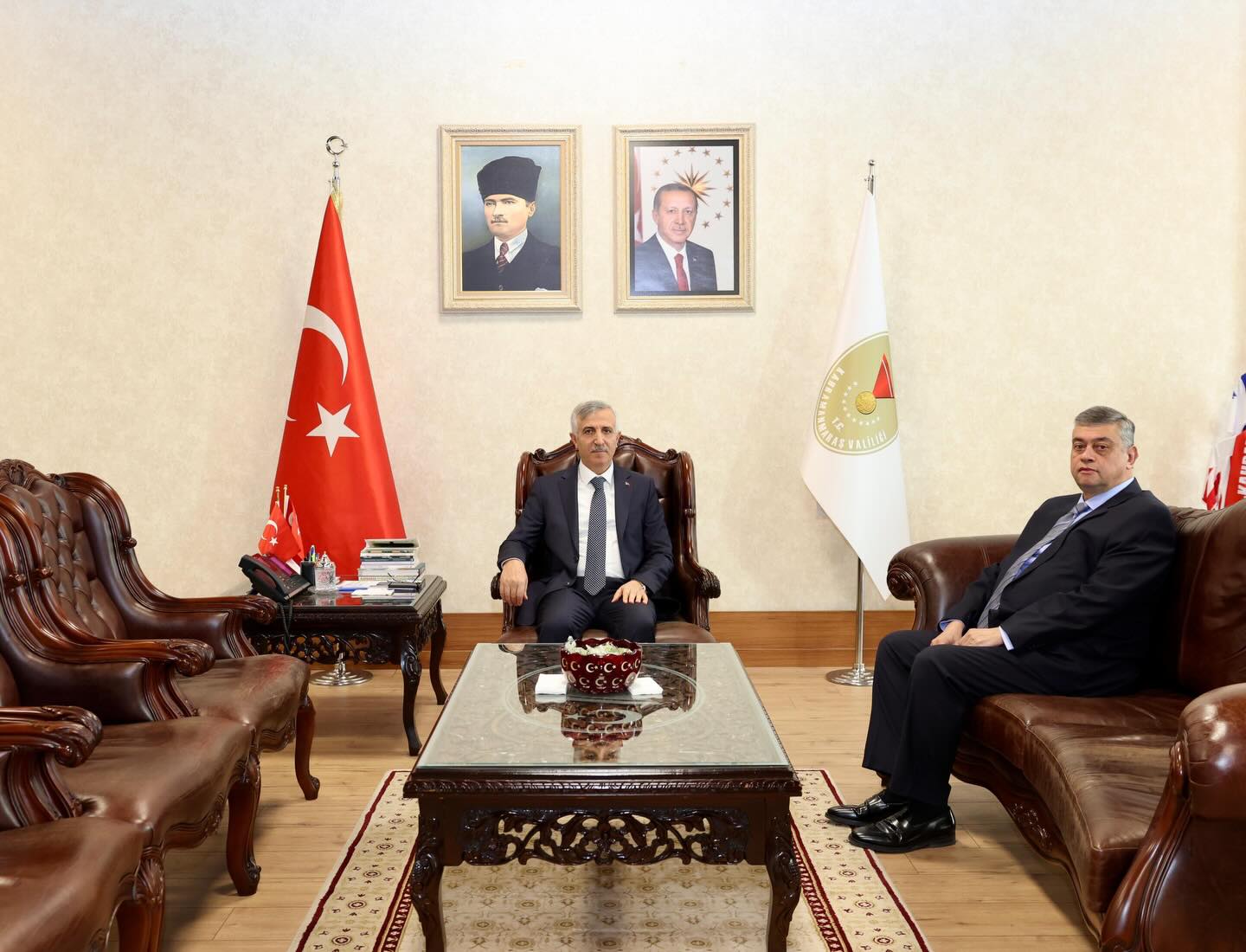 Vali Ünlüer, Farklı Kurum Ve Sivil Toplum Temsilcilerini Makamında Ağırladı2