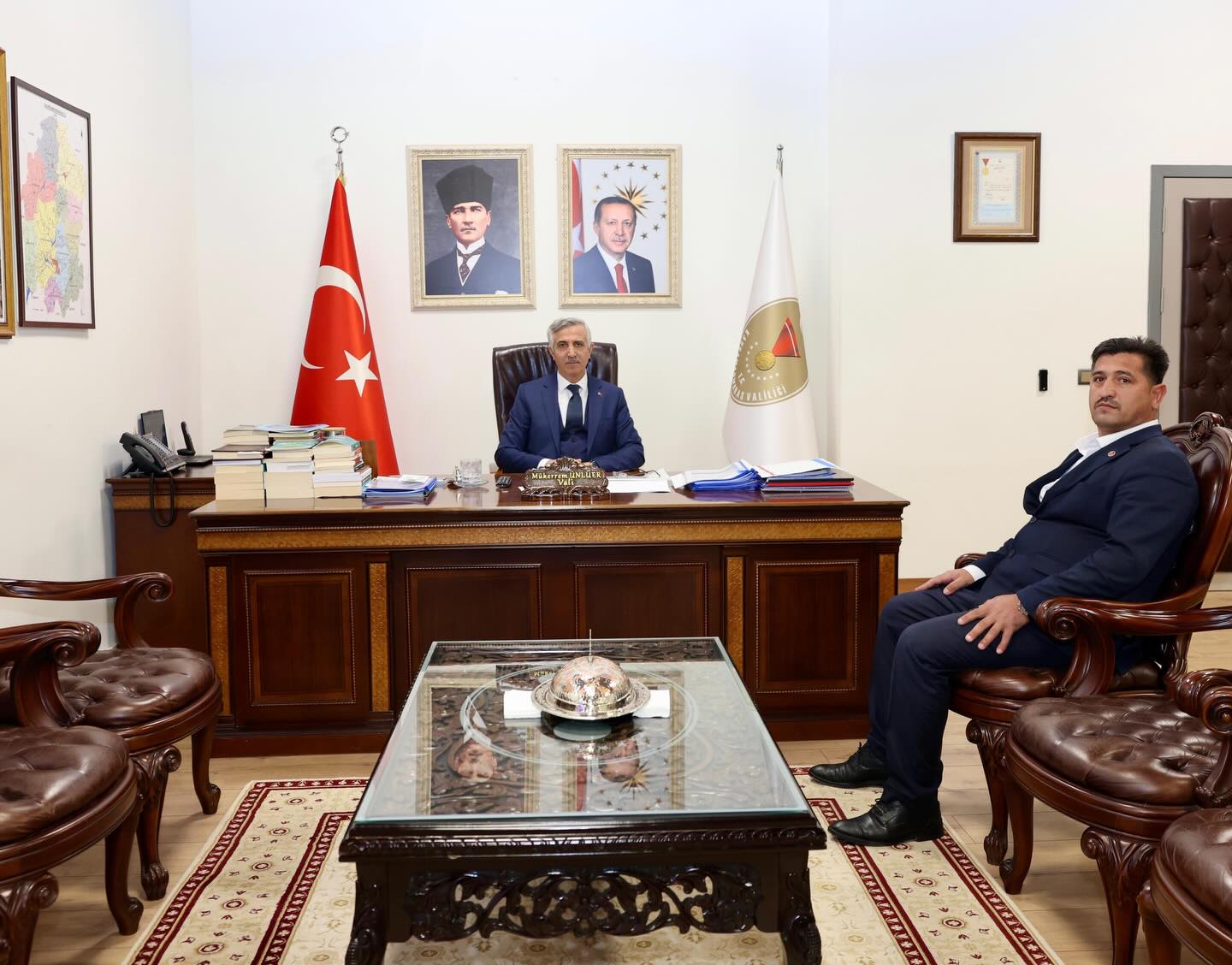 Vali Ünlüer Makam Ziyaretlerini Kabul Etti1