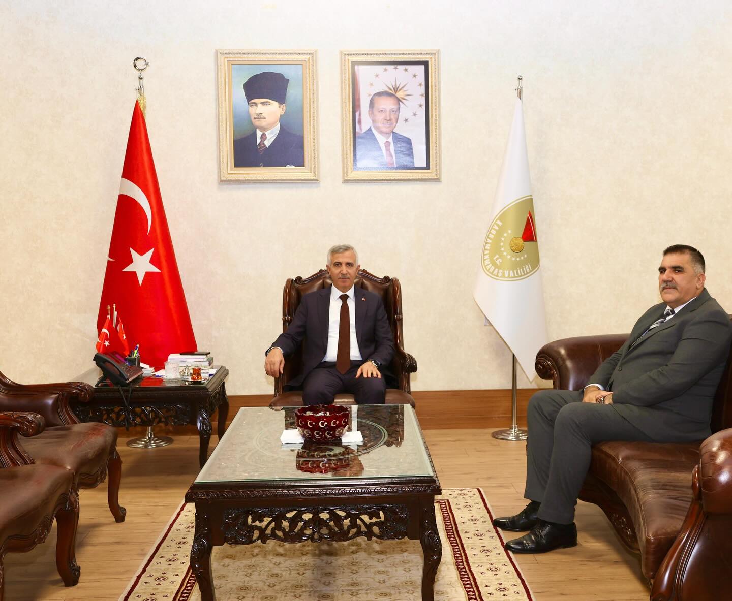 Vali Ünlüer, Makamında Önemli Ziyaretleri Kabul Etti2