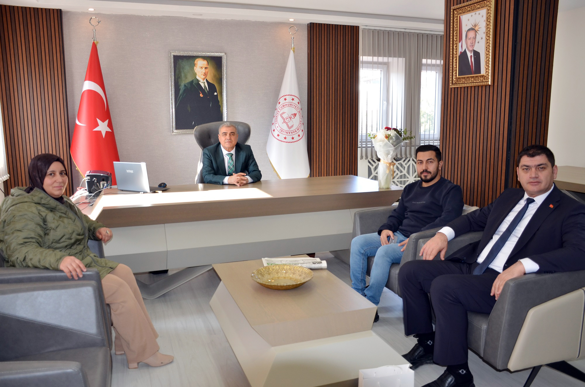 Yeşil Afşin Gazetesi’nden Bünyamin Özdemir’e Hayırlı Olsun Ziyareti (2)