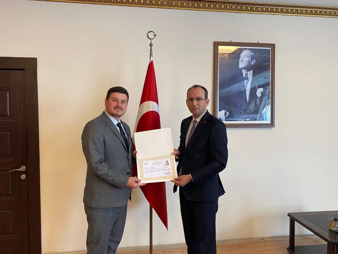 Afşin’de Din Görevlilerinden Kaymakam Sarıdoğan’a Ziyaret1