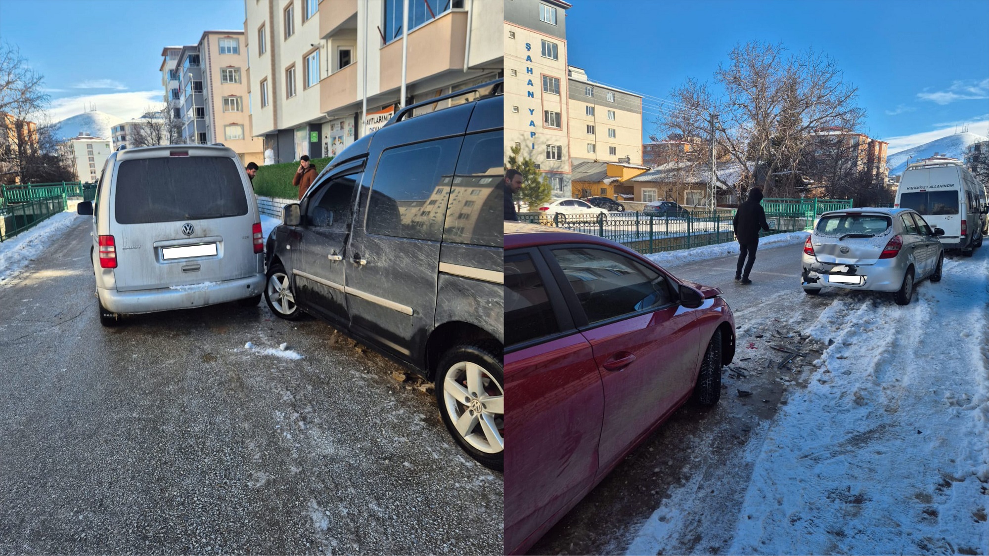 Afşin’de Zincirleme Trafik Kazası Meydana Geldi (2)
