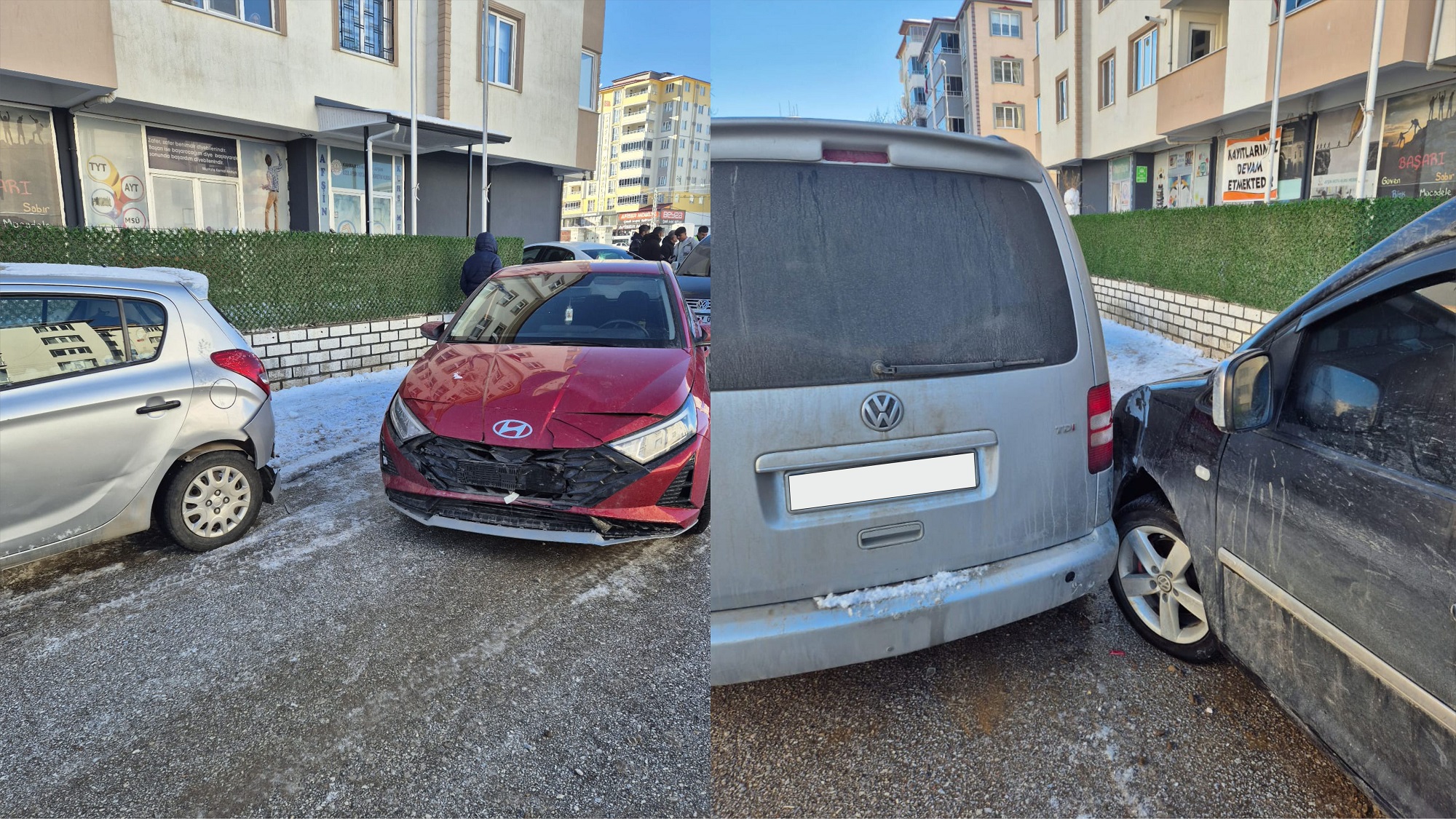 Afşin’de Zincirleme Trafik Kazası Meydana Geldi (3)