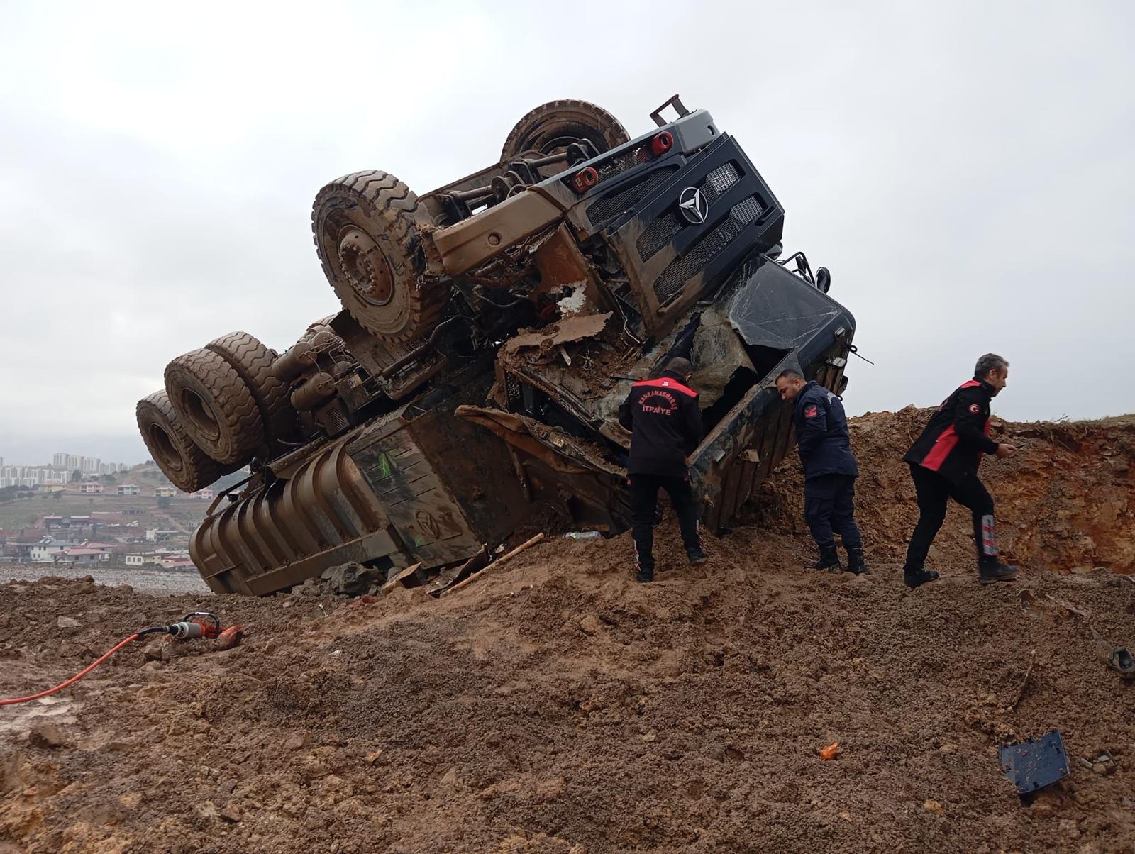 Afşinli Kamyon Şoförü Hayatını Kaybetti (1)