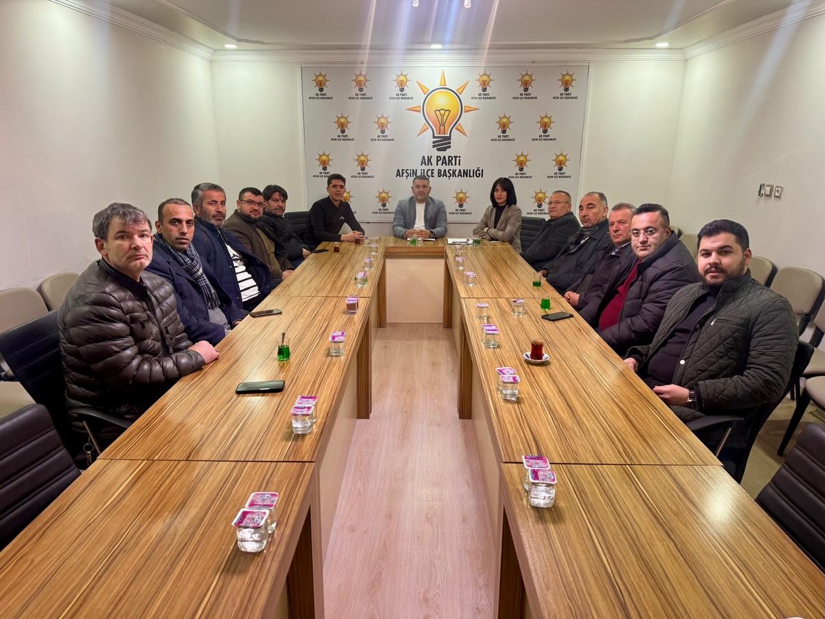 Ak Parti Afşin İlçe Teşkilatında Yönetim Kurulu Toplantısı Gerçekleştirildi1