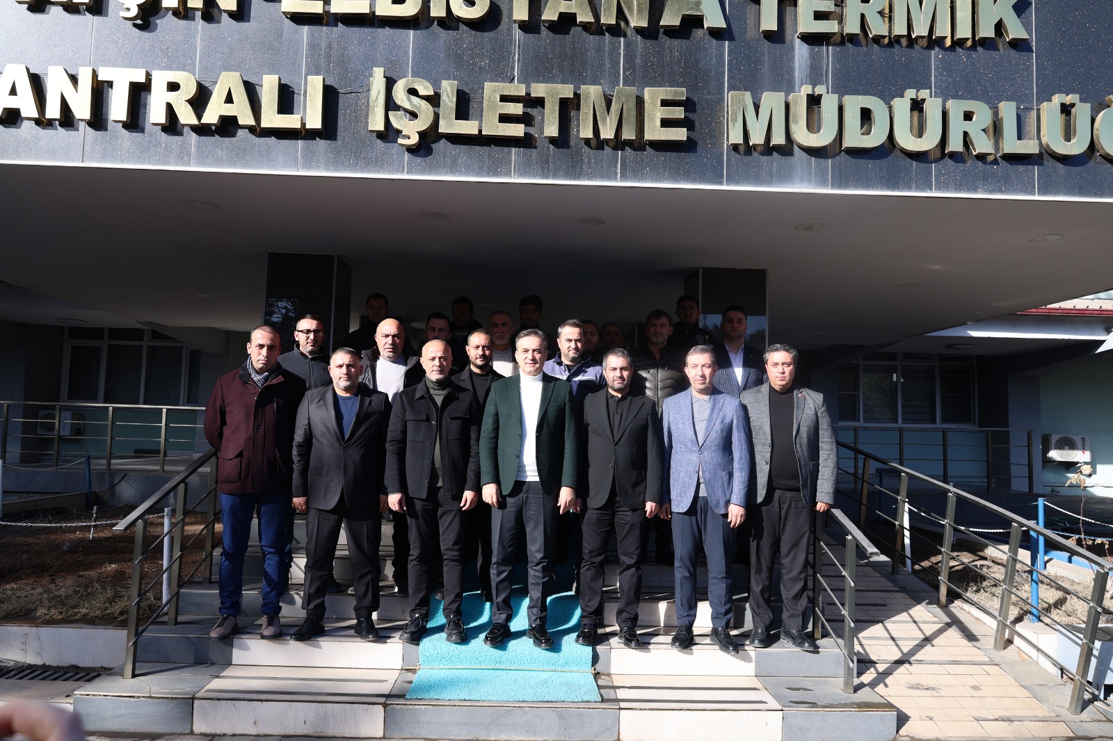 Ak Parti Heyeti, A Termik Santralinde Açıklamalarda Bulundu (1)