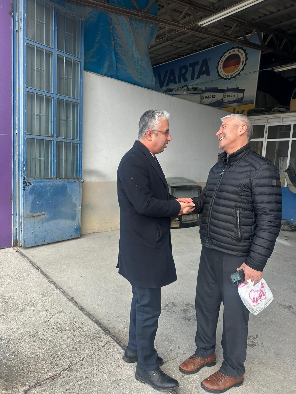 Başkan Gürbüz’den Sanayi Esnafına Ziyaret1