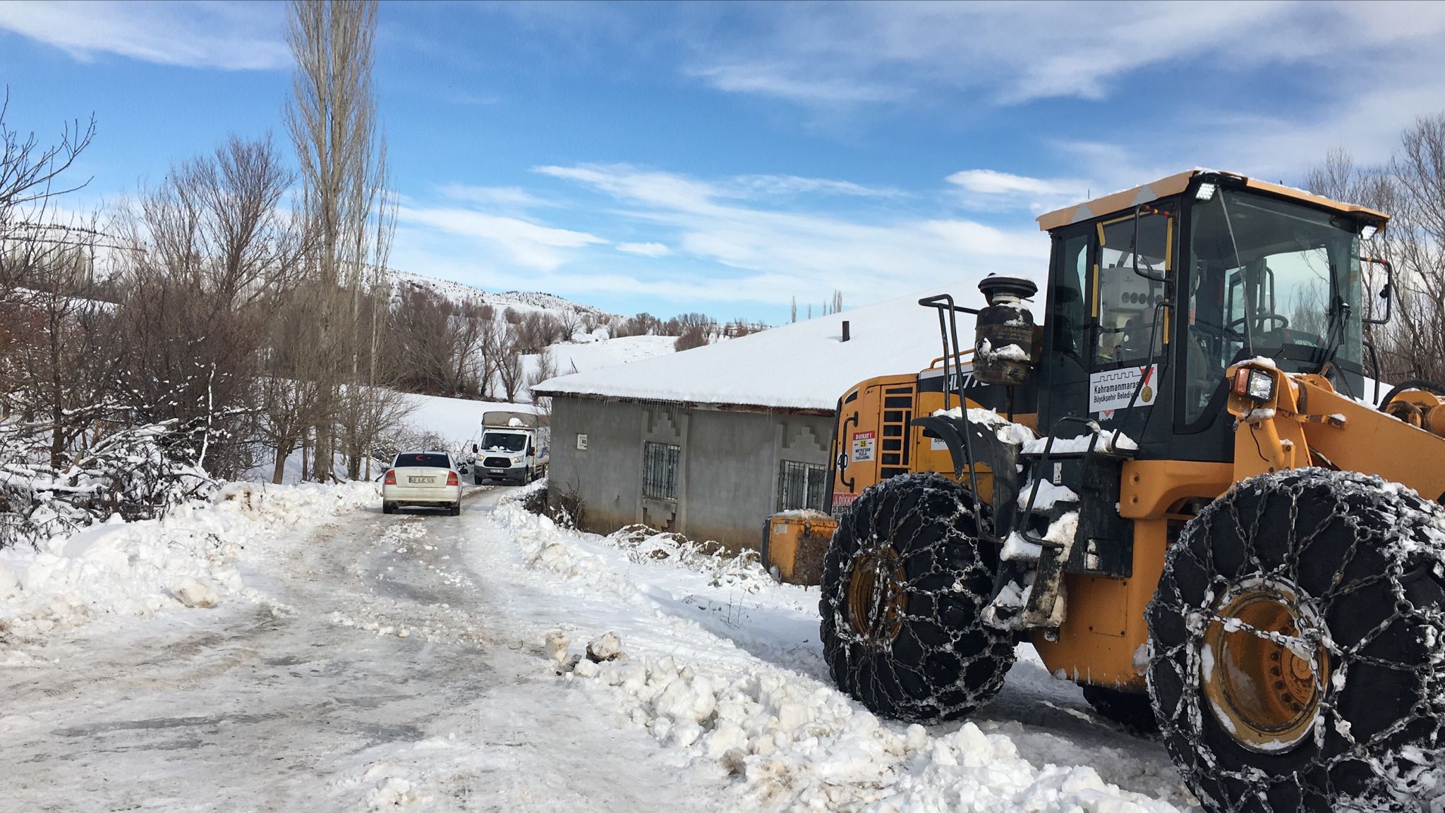 Büyükşehir, Kırsalda Karla Mücadelesini Kesintisiz Sürdürüyor (2)