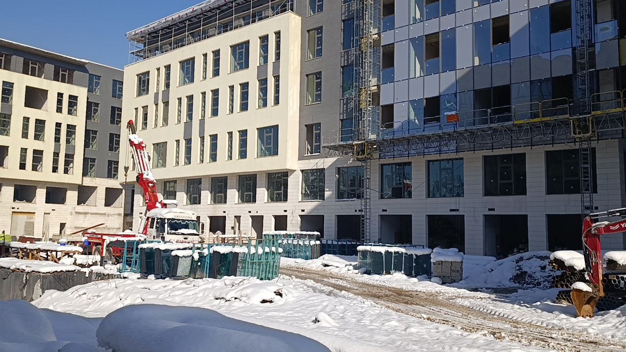 Hava Sıcaklıkları Düştü İnşaatlarda Çalışmalar Durma Noktasında Geldi (2)