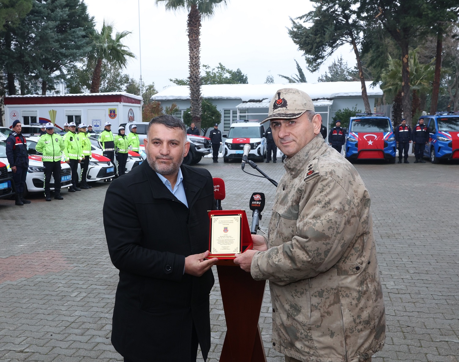 Kahramanmaraş’ta Jandarmaya Ve Emniyete Tahsis Edilen 88 Araç Hizmete Alındı (2)