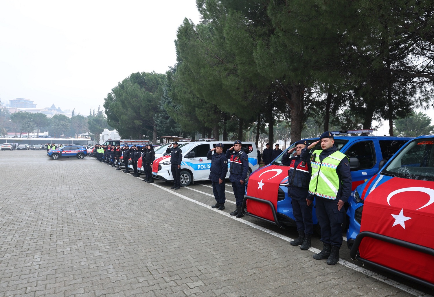 Kahramanmaraş’ta Jandarmaya Ve Emniyete Tahsis Edilen 88 Araç Hizmete Alındı (4)