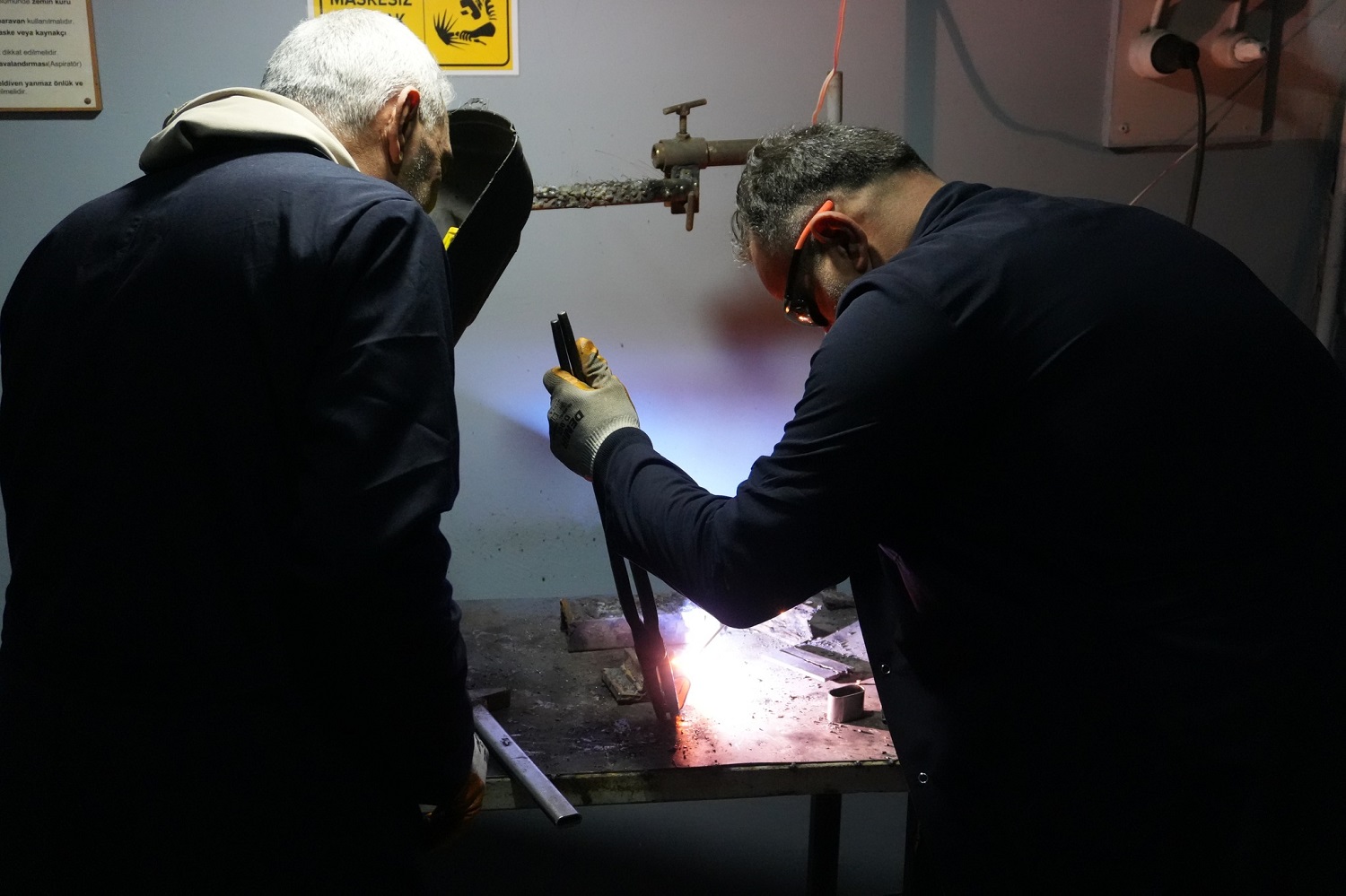 Kahramanmaraş’ta Mesleki Eğitim Atağı Elektrik Ark Kaynağı Kursu (1)