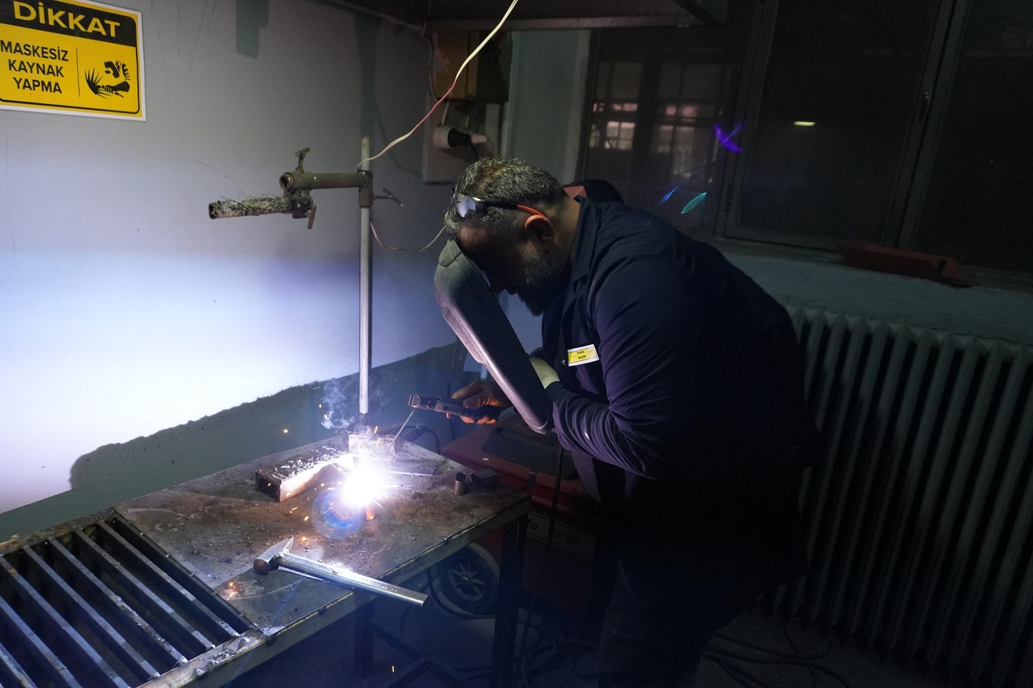 Kahramanmaraş’ta Mesleki Eğitim Atağı Elektrik Ark Kaynağı Kursu (3)