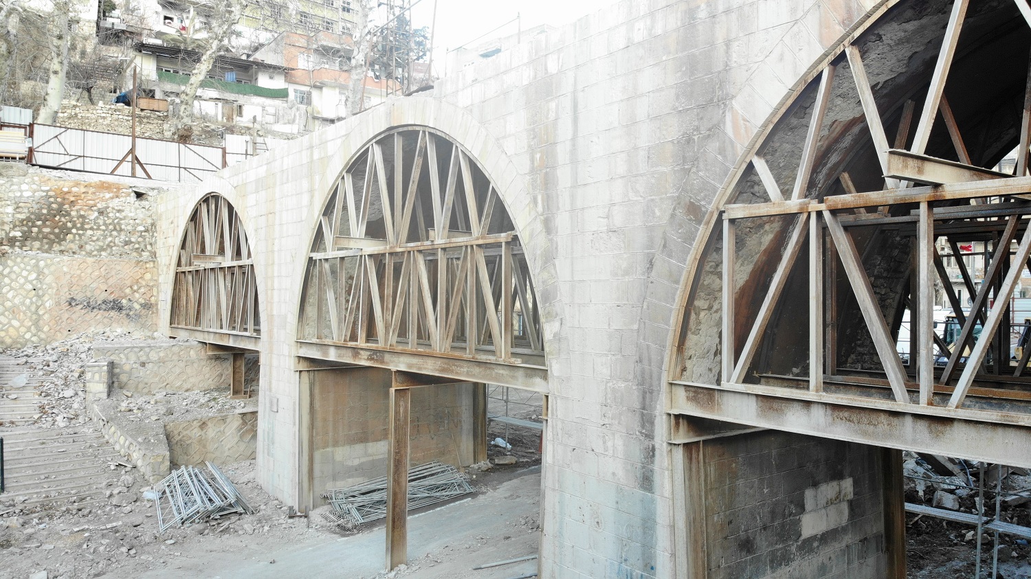 Kanlıdere Köprüsü Yeniden Ayağa Kaldırılıyor (1)