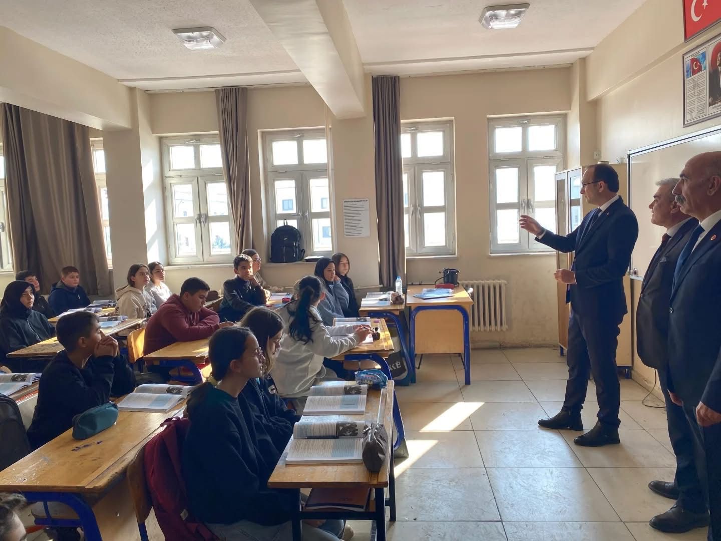 Kaymakam Sarıdoğan’dan Aşık Mahzuni Şerif Ortaokulu’na Ziyaret7