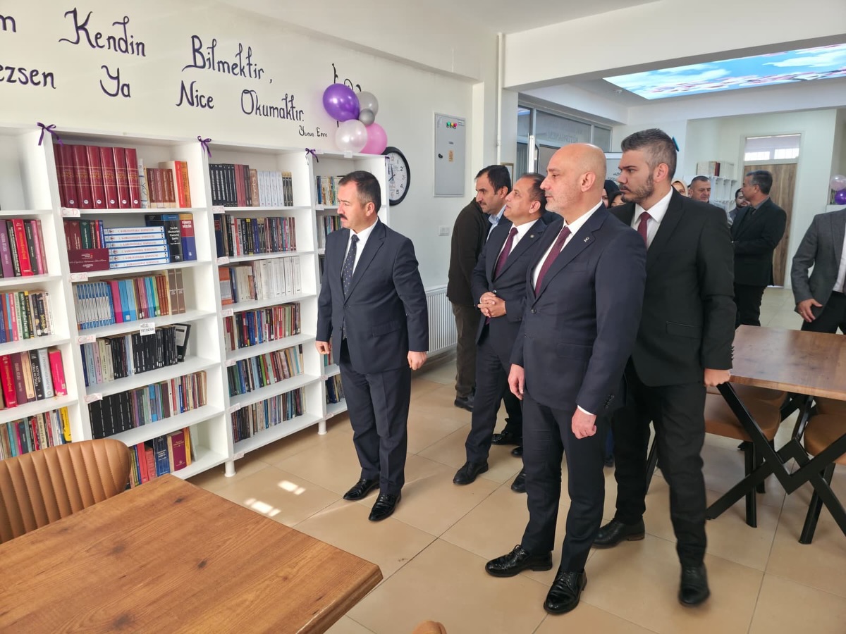 Merhume Av. Halise Özkul Adına Yapılan Kütüphane Açıldı3